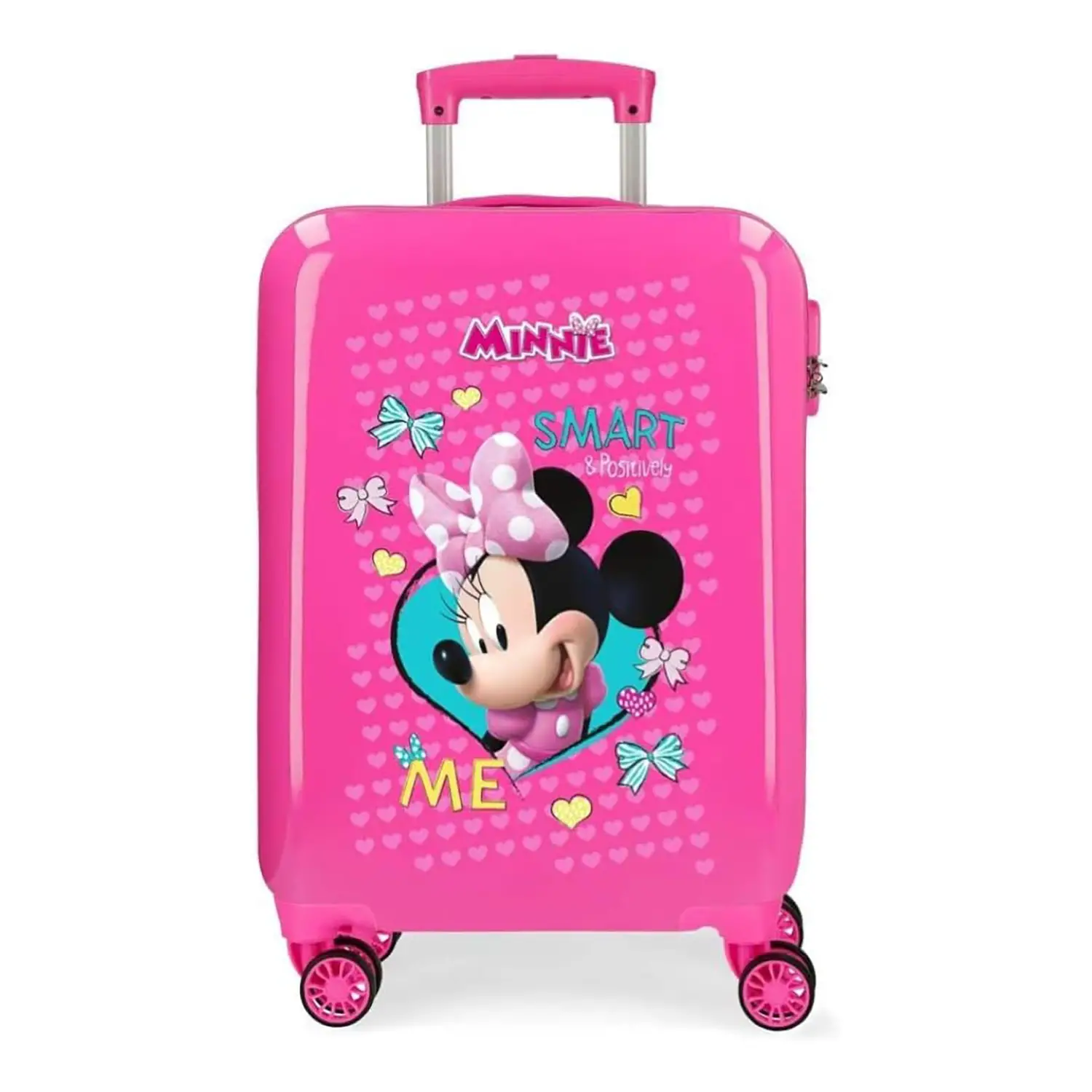 Minnie Happy Trolley ABS 55cm 4 Ruote Bagaglio a Mano - regalo e gadget valigeria