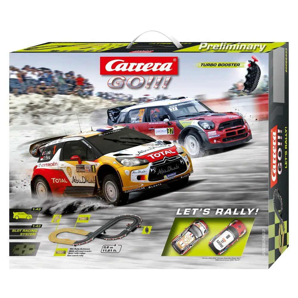 Pista Carrera GO!!! – Let’s Rally! - Veicoli, garage e piste