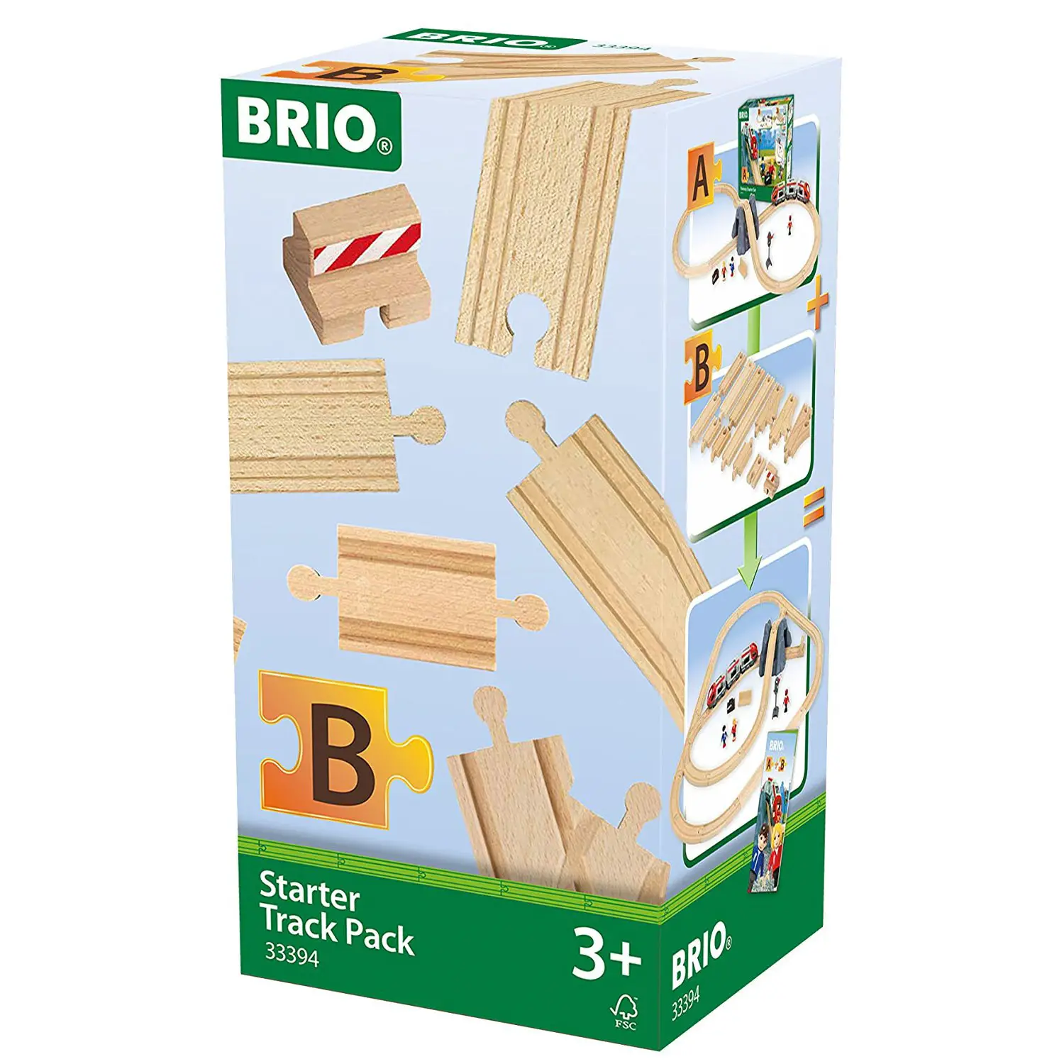 BRIO Binari per Trenini – Pacchetto Starter - Costruzioni in legno