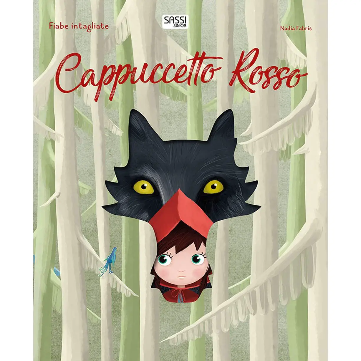 Fiabe Intagliate – Cappuccetto Rosso | Edizione Illustrata con Decorazioni Laser - Prima biblioteca