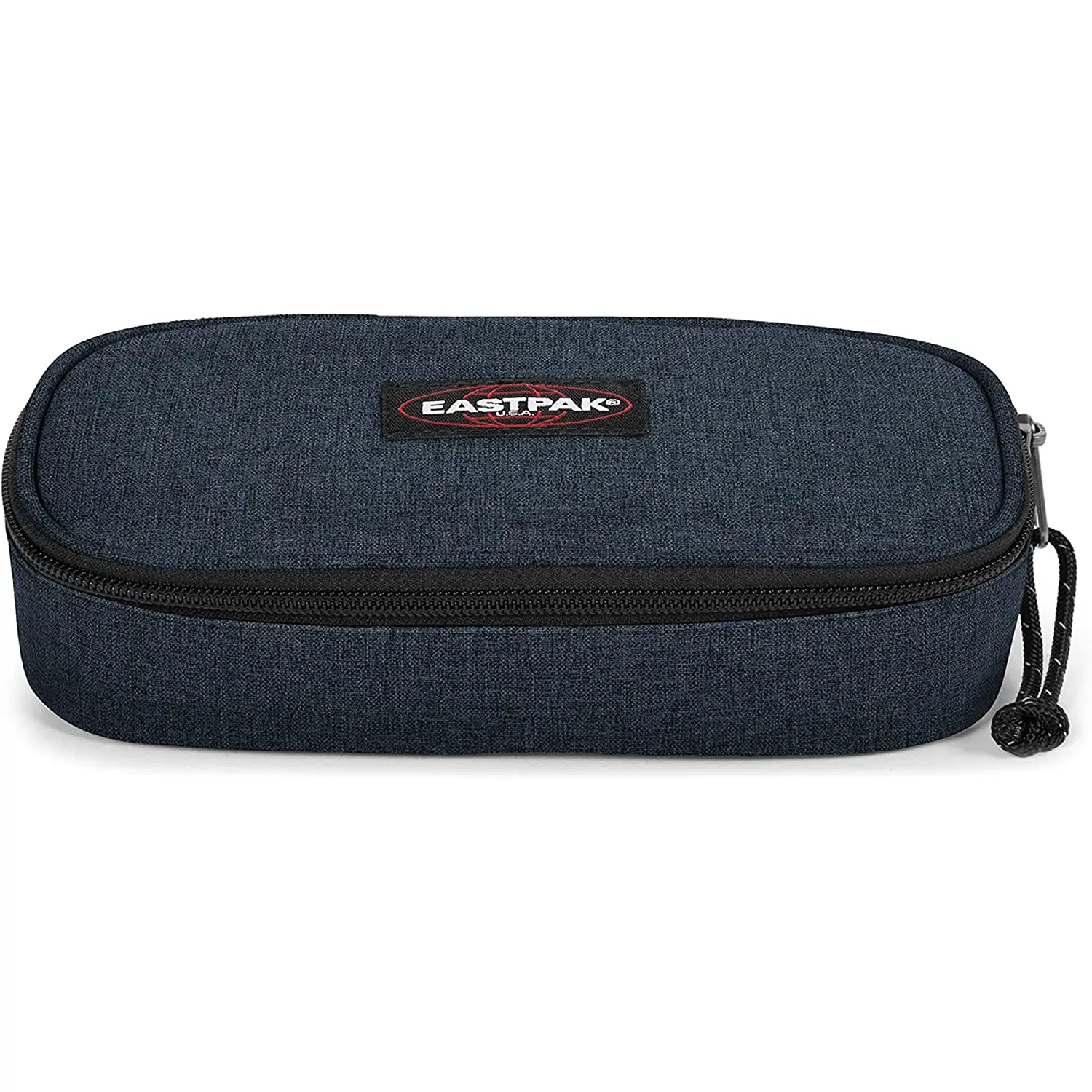 Eastpak Astuccio Oval Single Triple Denim – Astuccio Scuola e Ufficio - bauletti tombolini bustine