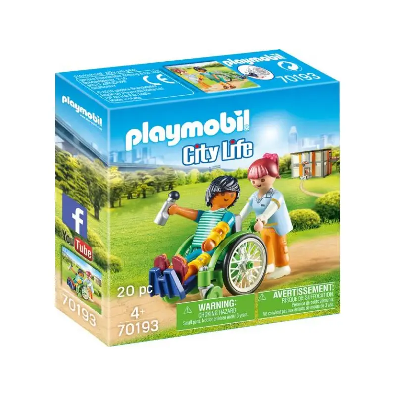 Playmobil Paziente con Sedia a Rotelle – City Life - playmobil