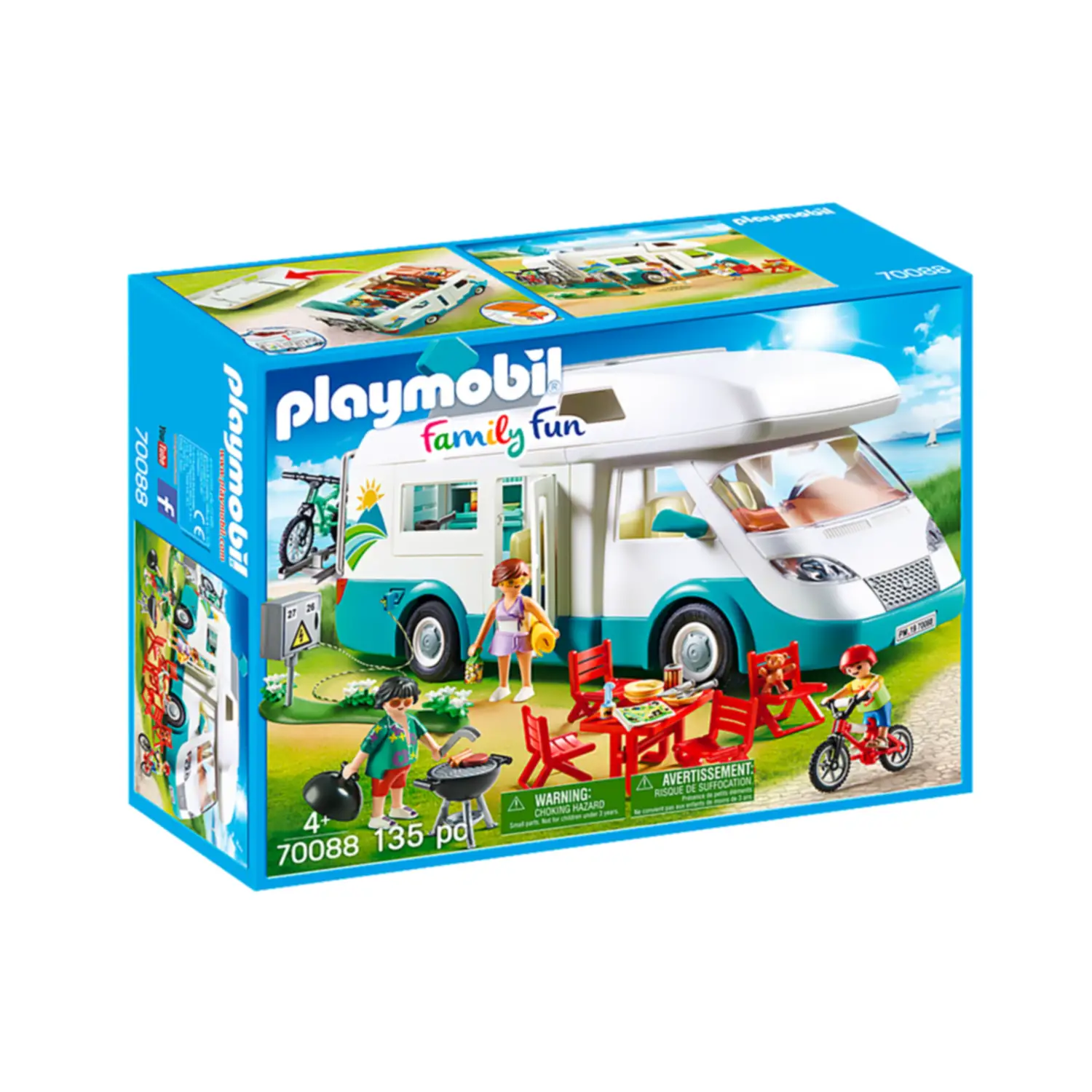 Camper con Famiglia in Vacanza - Playmobil Family Fun - playmobil