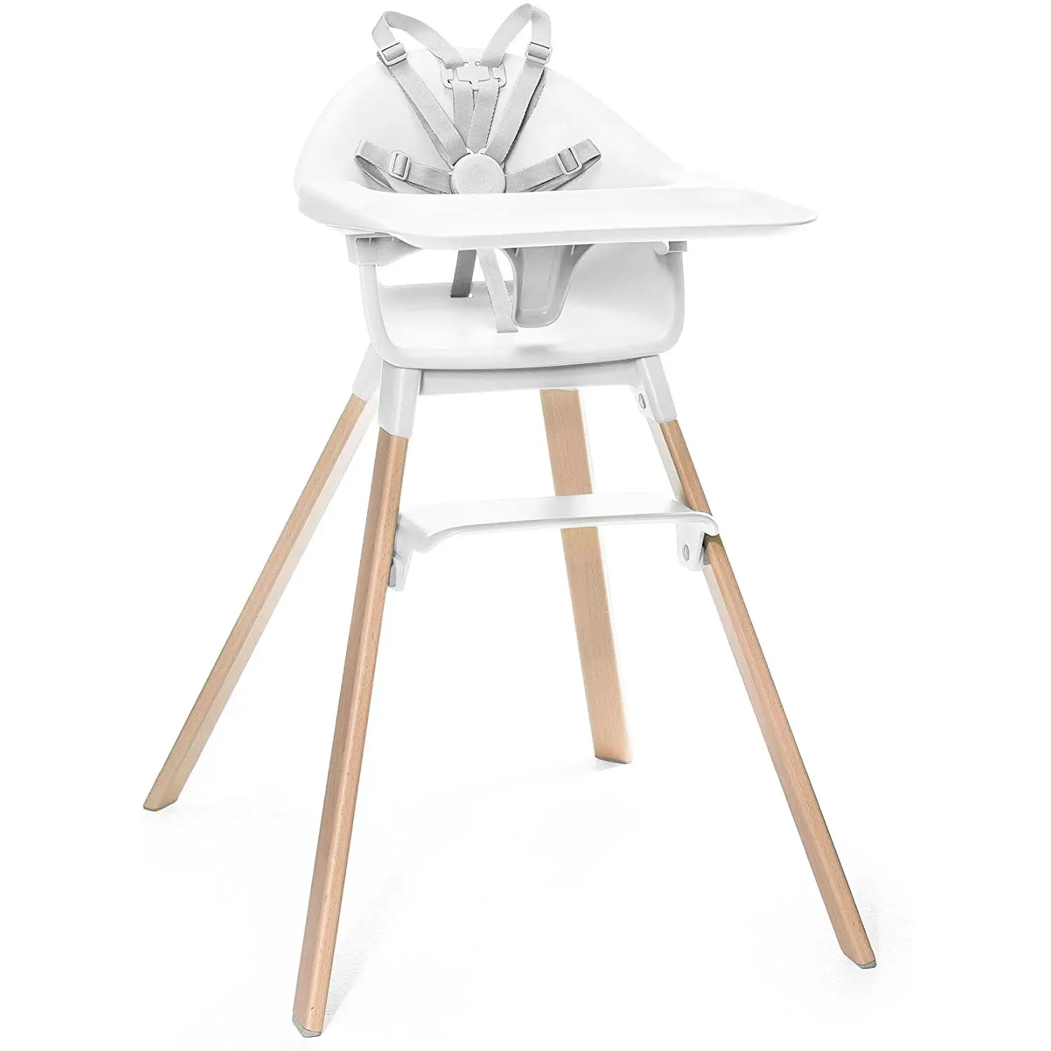 Seggiolone Stokke Clikk White – Ergonomico e Regolabile - seggioloni