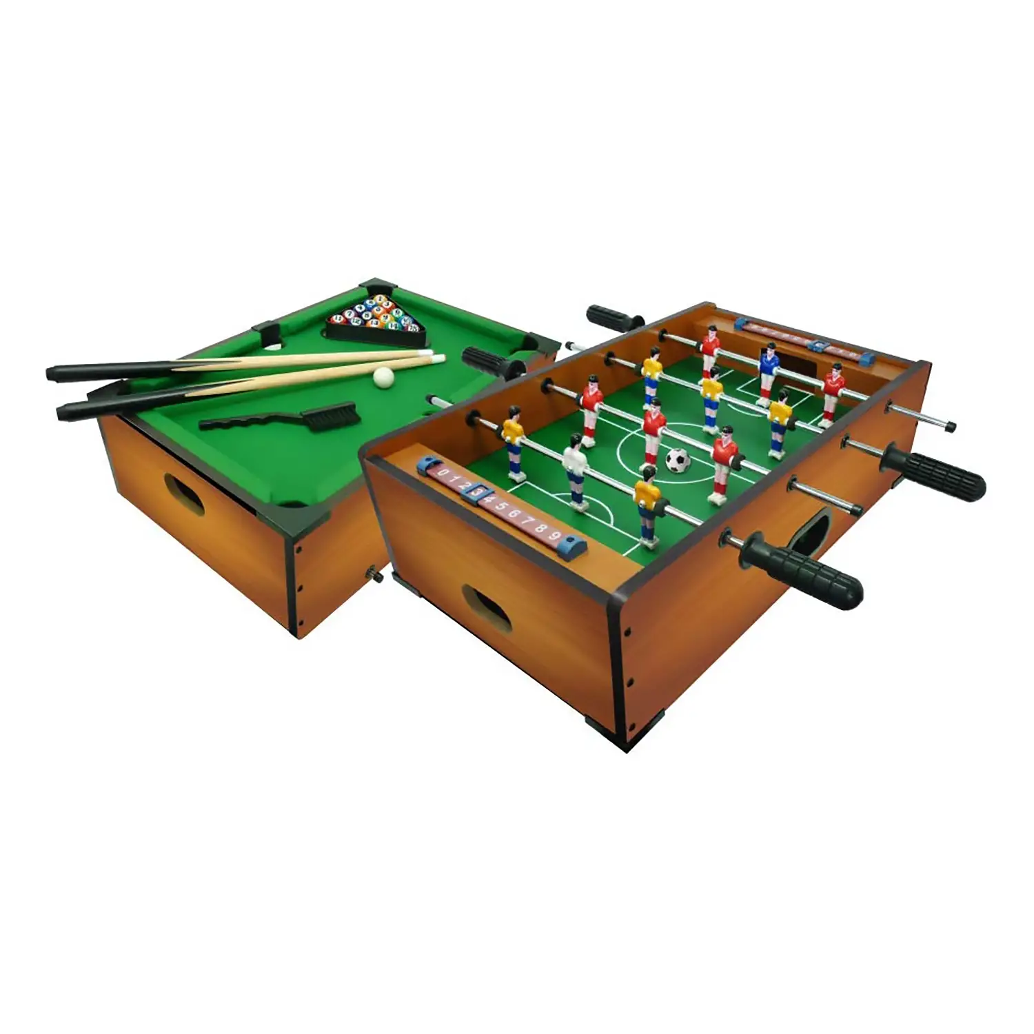 Sport1 Multigioco Mini – Calcetto + Biliardo 2 in 1 da Tavolo - tavoli gioco