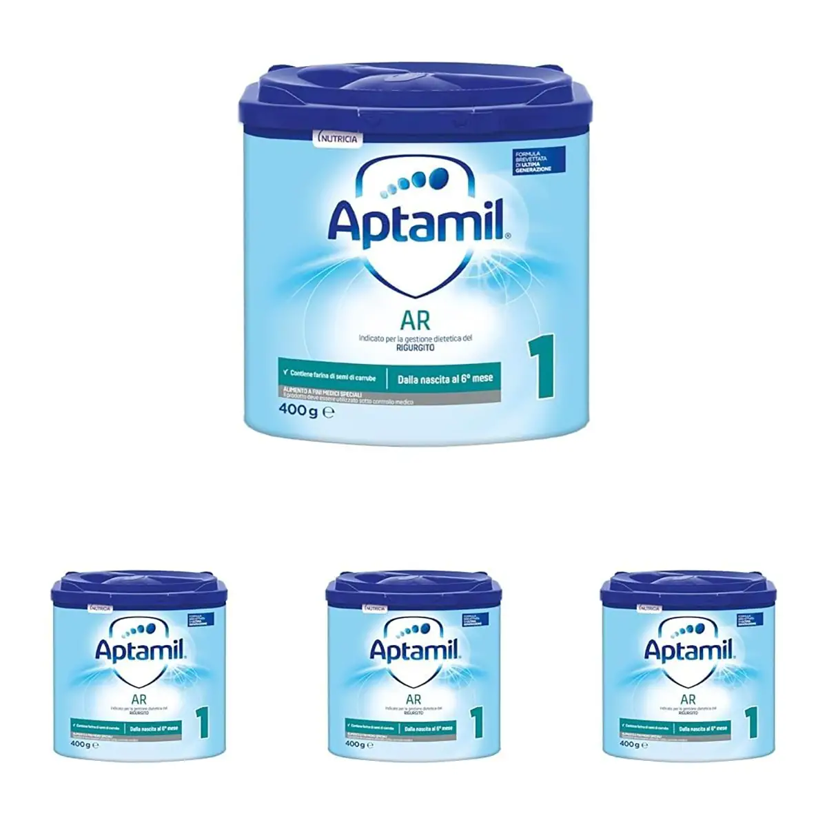 Latte Aptamil AR 1 in Polvere 400g – Latte Antireflusso per Neonati - latti artificiali