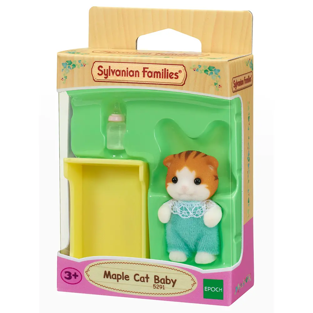 Bebè Gatto Acero Jonathan - Sylvanian Families - play set e accessori bambole