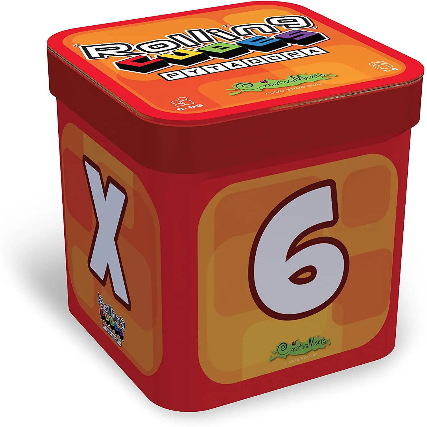 Rolling Cubes - Pytagora, Gioco in Scatola, Colore Multicolore - Associazioni e tombole