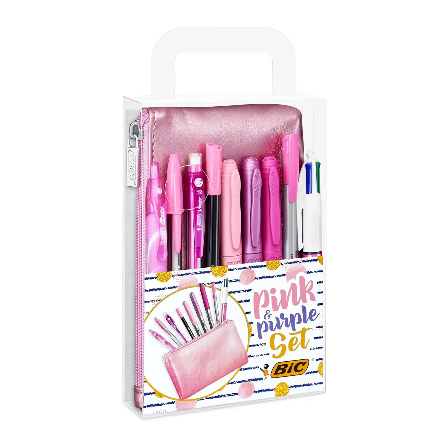 Pink & Purple Set Bic - penne pennarelli ufficio