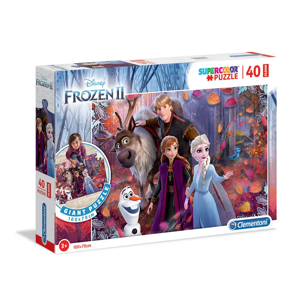Puzzle 24 Pezzi Maxi Frozen 2 – Clementoni Supercolor 62 x 42 cm - Puzzle in cartone