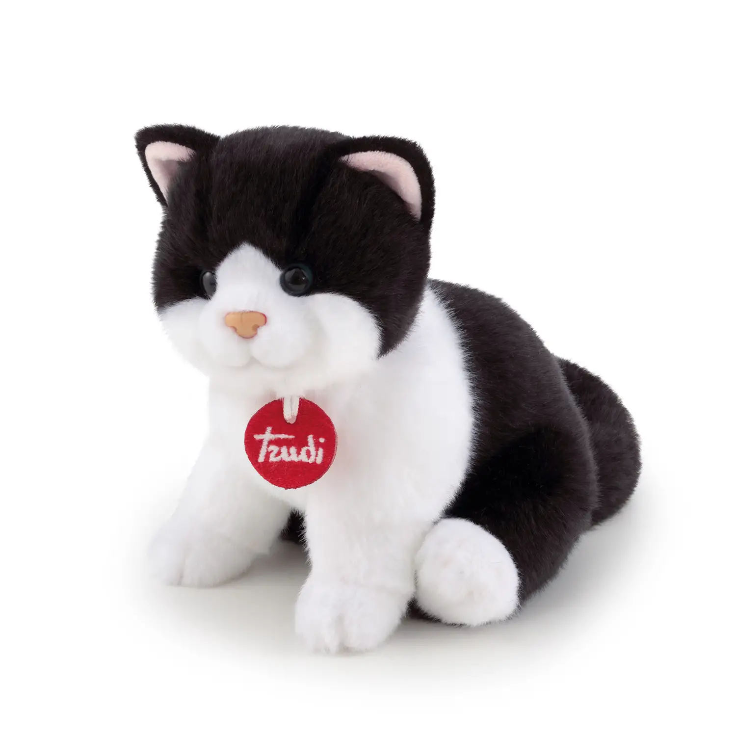Peluche Gatto Brad Bianco e Nero – Taglia S - peluches 0/36 mesi