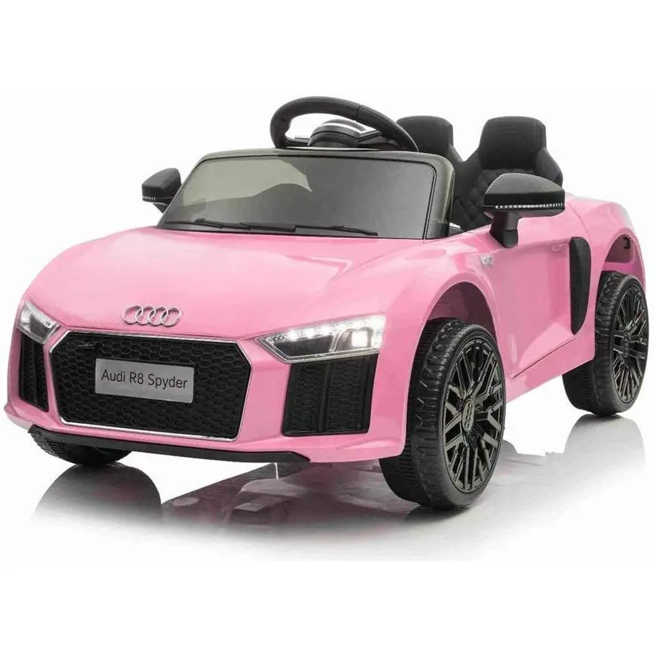Auto Elettrica per Bambini Audi R8 Spyder Rosa Shocking – Radiocomando 2,4 GHz 12V - auto