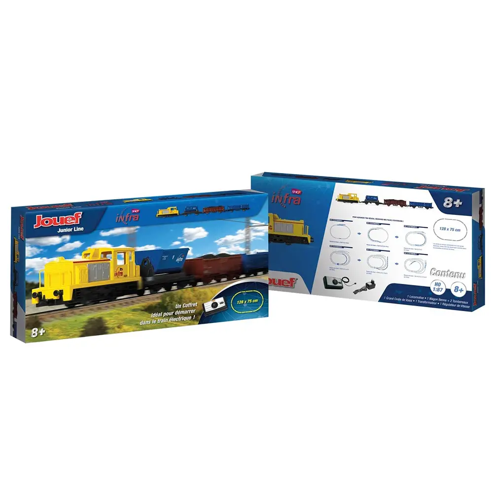 Treno Merci SNCF Infra Start Set – Set Modellismo Ferroviario HORNBY - Veicoli, garage e piste
