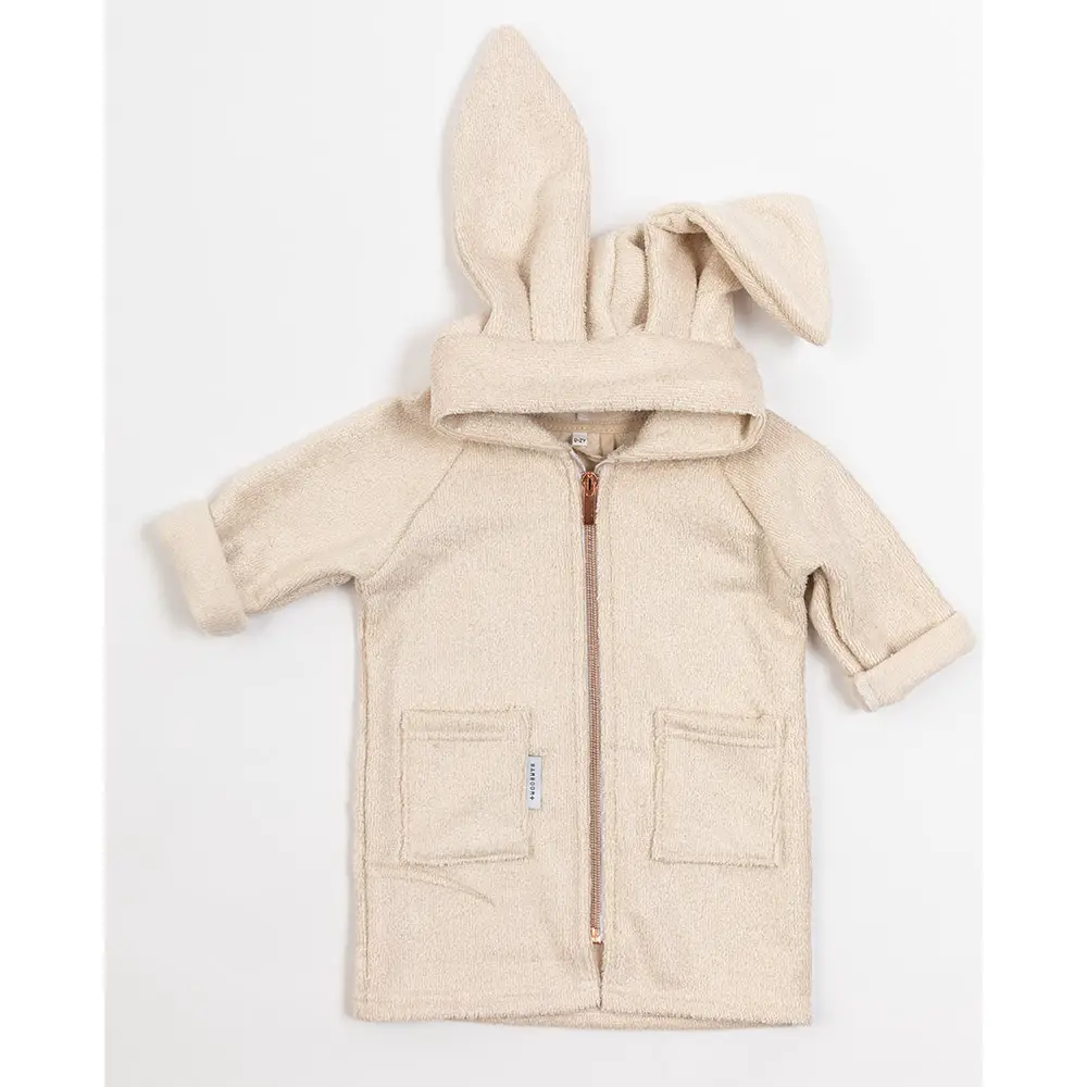 Accappatoio Vestaglia in Spugna Bamboom 4-6 Anni con Zip – Pinkpowder - accappatoi