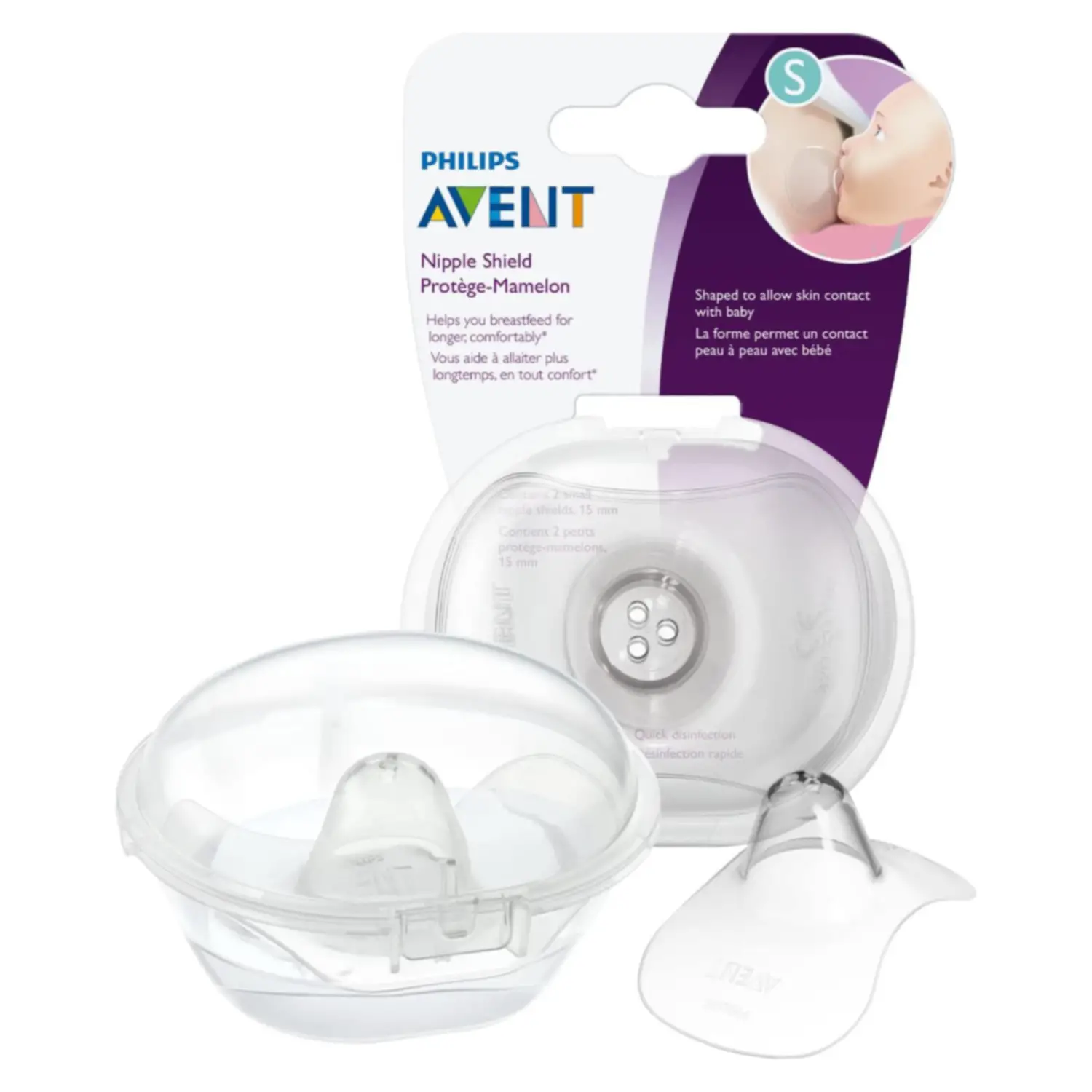 Paracapezzoli Philips Avent Small – Confezione 2 Pezzi - accessori