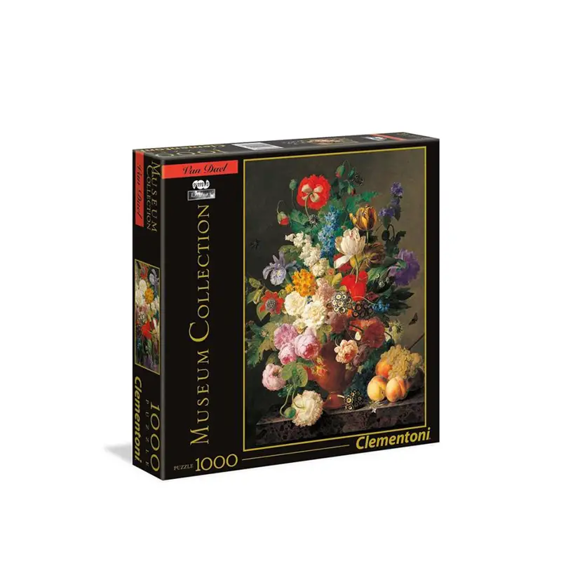 Puzzle 1000 Pezzi Van Dael – Vase De Fleur – Clementoni Museum Collection - puzzle adulti