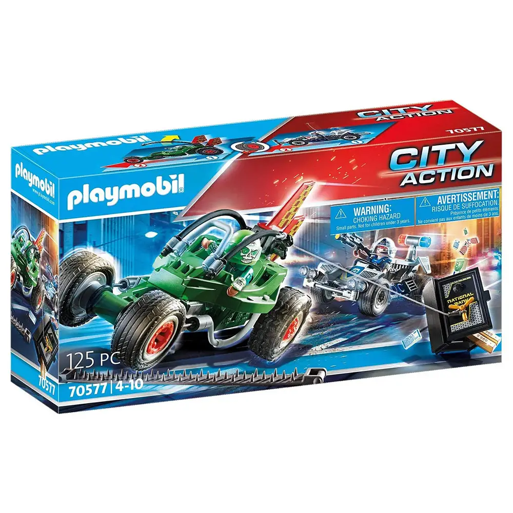 Kart della Polizia e Fuggitivo Playmobil City Action - playmobil