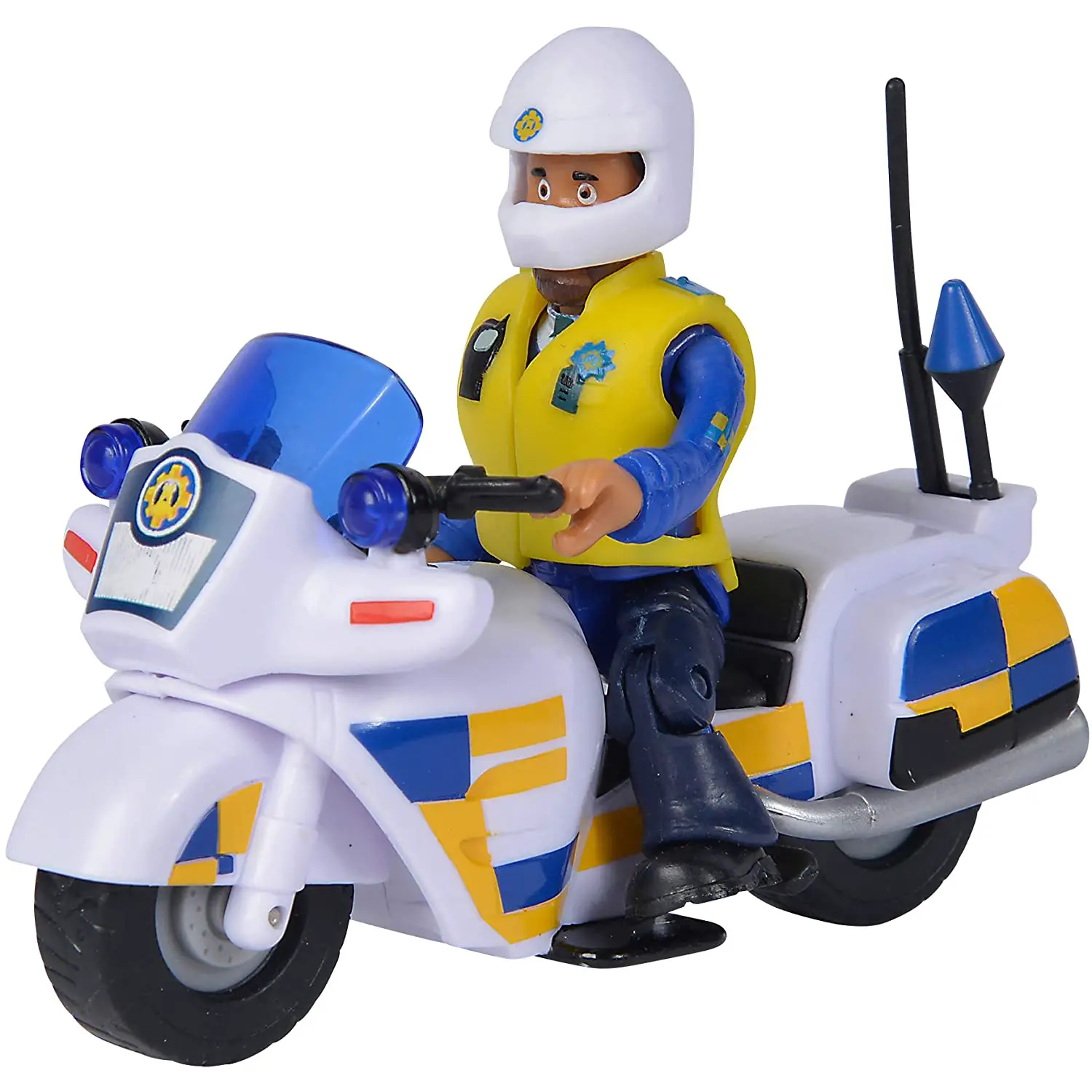 Sam Moto Polizia con Personaggio Malcom - action figures ed accessori