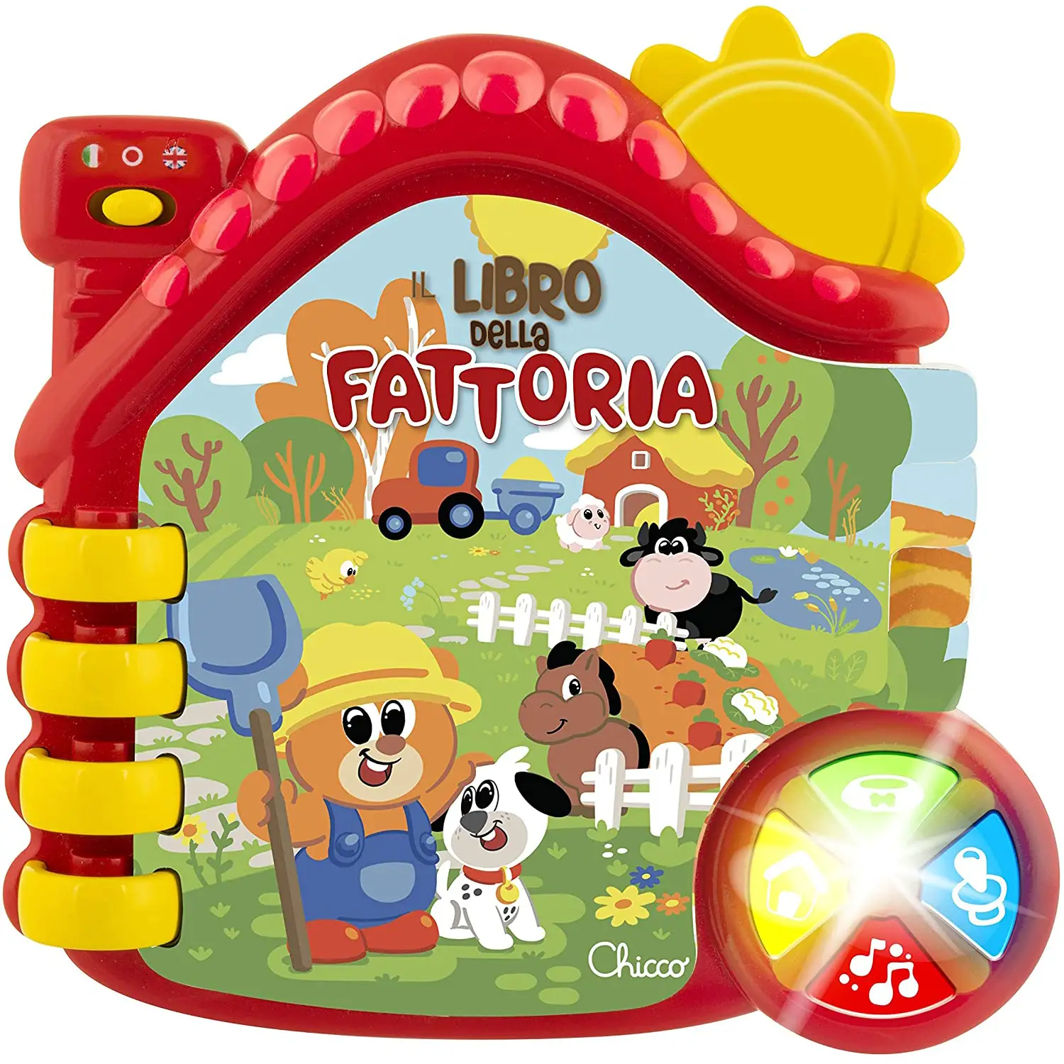 Chicco ABC Farm Book Ita/En – Libro Interattivo Bilingue per Bambini 6-36 Mesi - varie