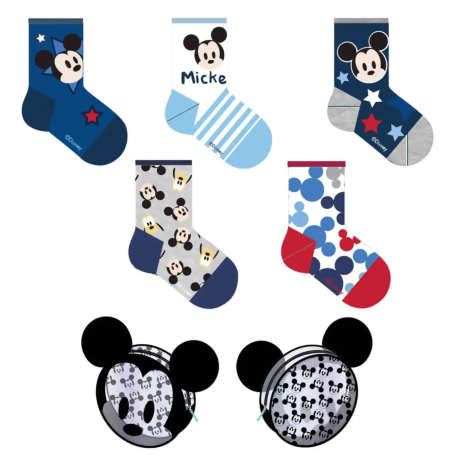 Mickey Pack Calzini 5 Pezzi T15/16 – Disney - regalo e gadget valigeria