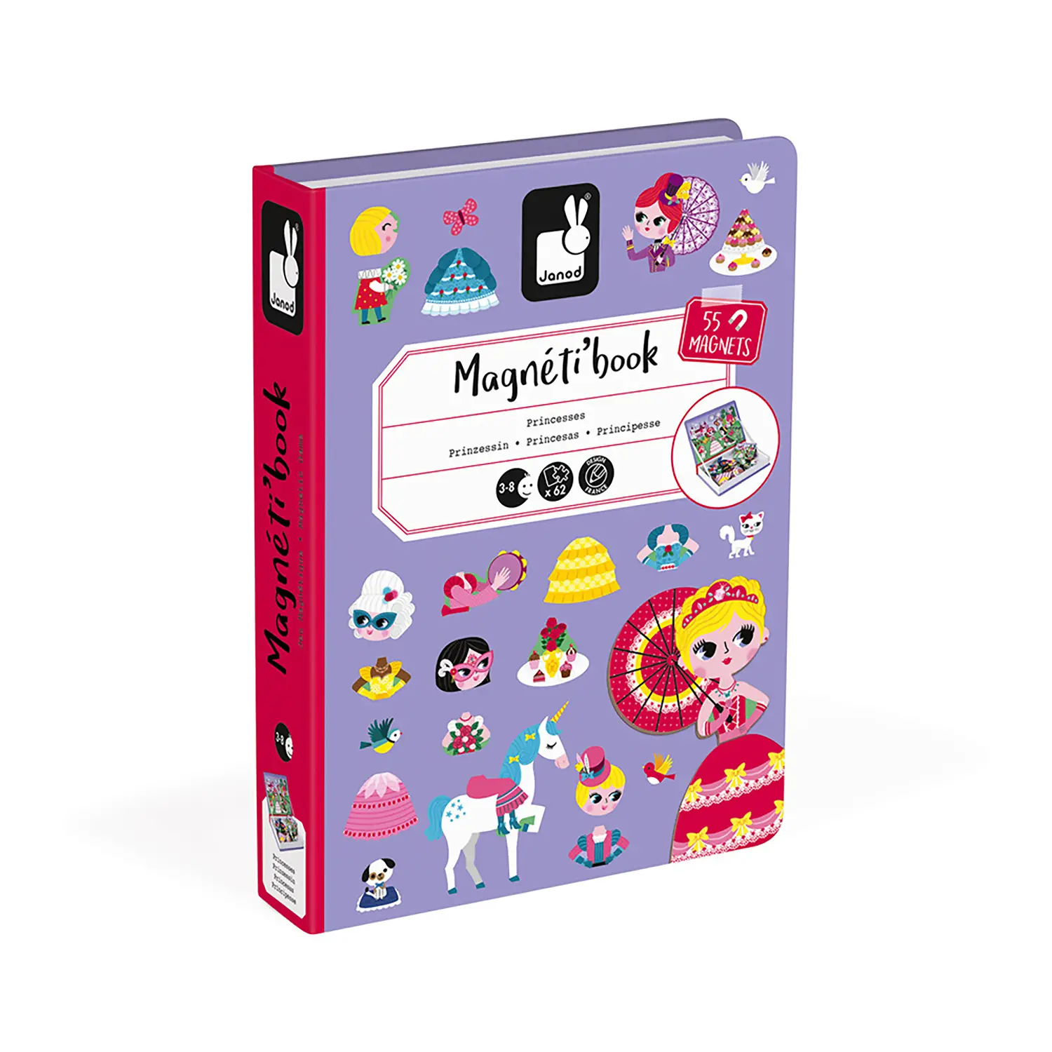 Magnetì Book Principesse Janod – Gioco Educativo Magnetico per Bambine - costruzioni magnetiche