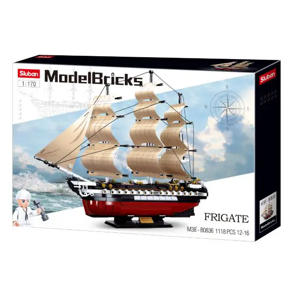 Veliero USS Constitution 1:170 – 1118 Pezzi - tematiche