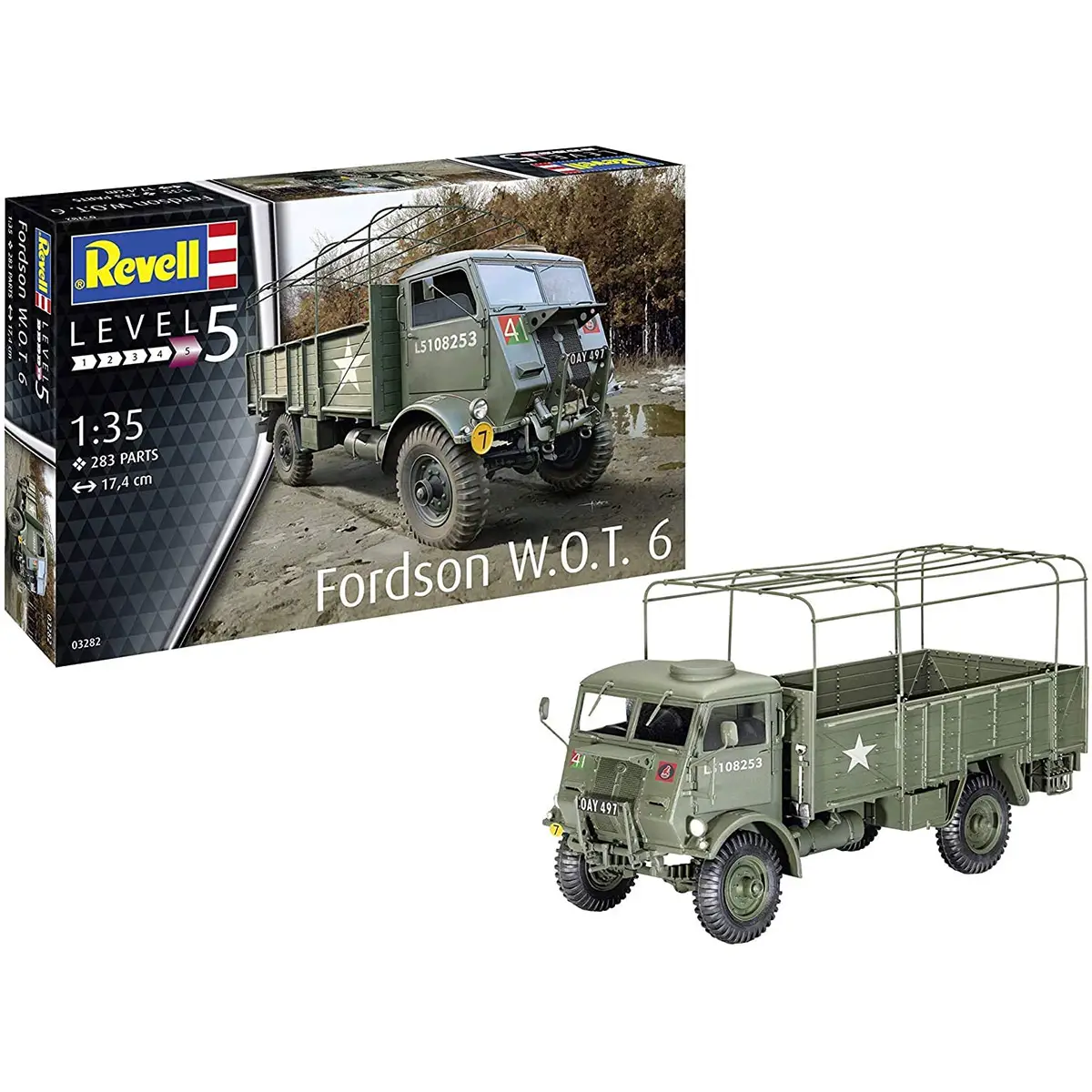 Model Fordson W.O.T. 6 Scala 1:35 – Kit Modellismo Militare WWII - militare