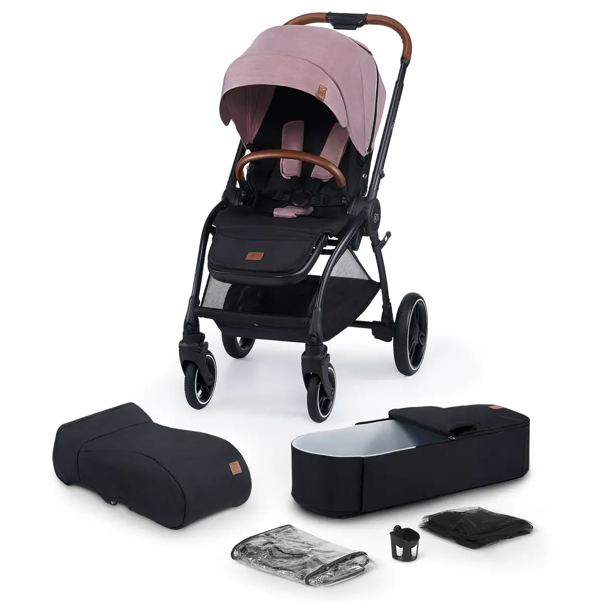 Passeggino Evolution Cocooon 2in1 con Navicella – Mauvelous Pink - trio e modulari