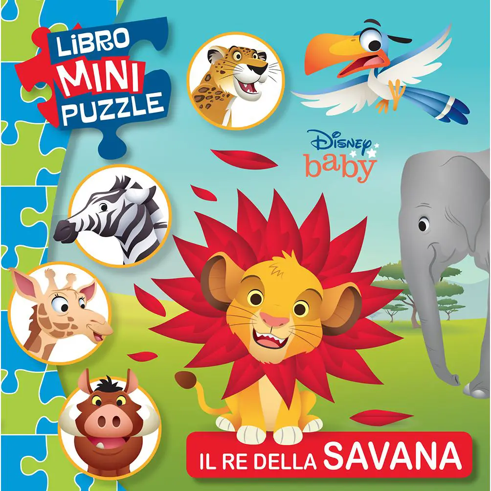 Libro Mini Puzzle il Re della Savana Disney Baby - Prima biblioteca