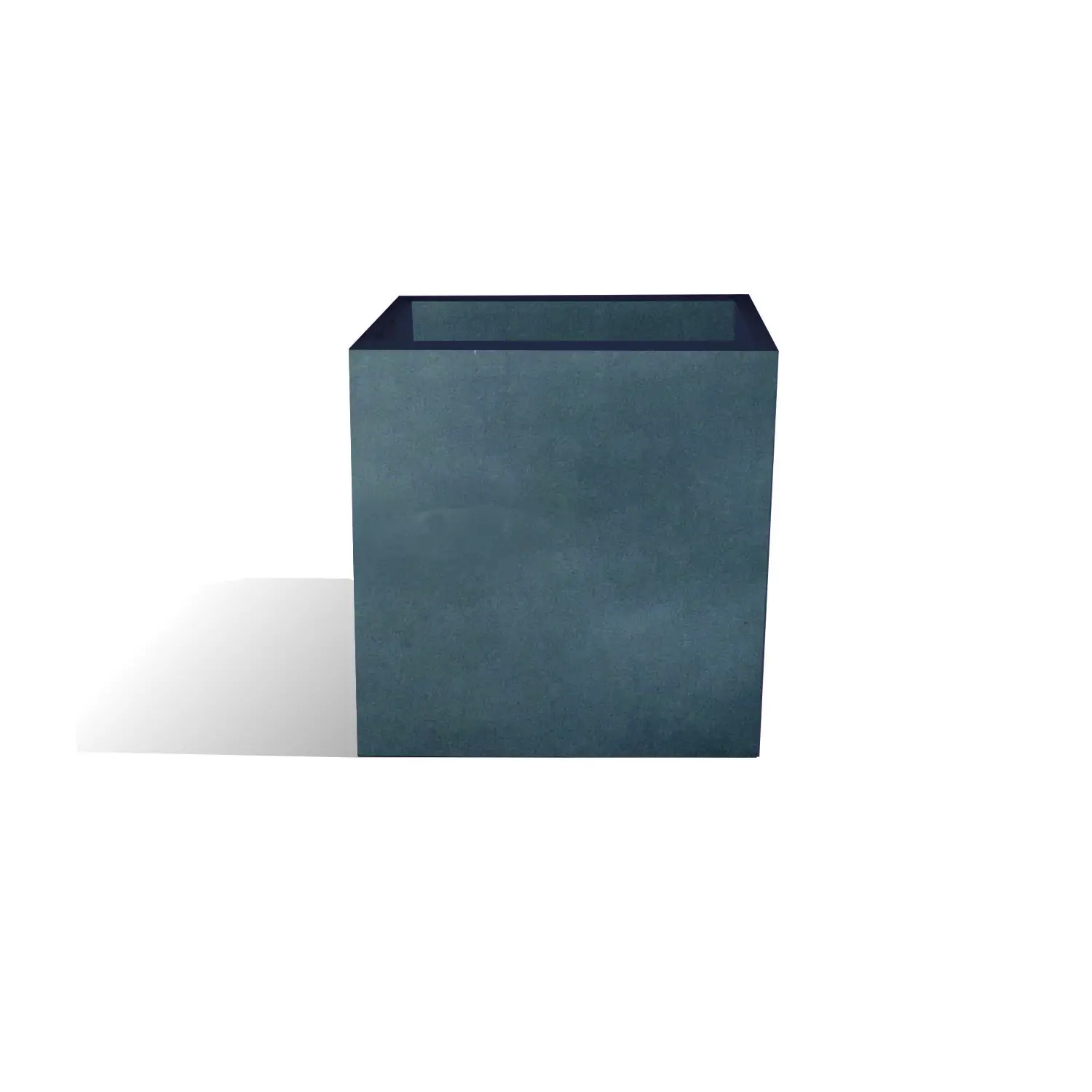 Vaso Quadrato Liscio 40x40 H.40 Antracite - Design Moderno per Giardino e Terrazzo - vasi