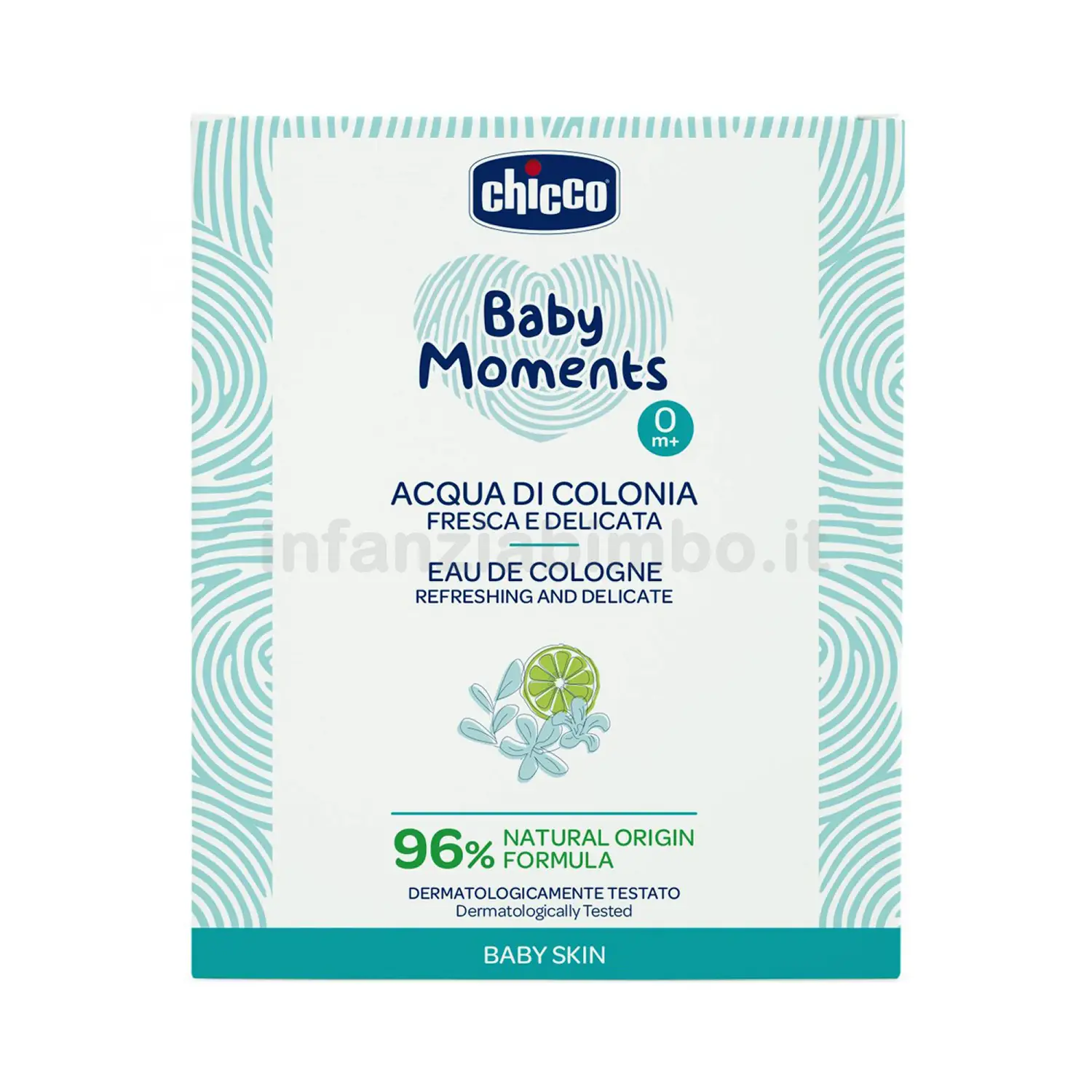 Chicco Baby Moments Acqua di Colonia Delicata 100ml - Profumo Fresco per Neonati - cosmesi e igiene