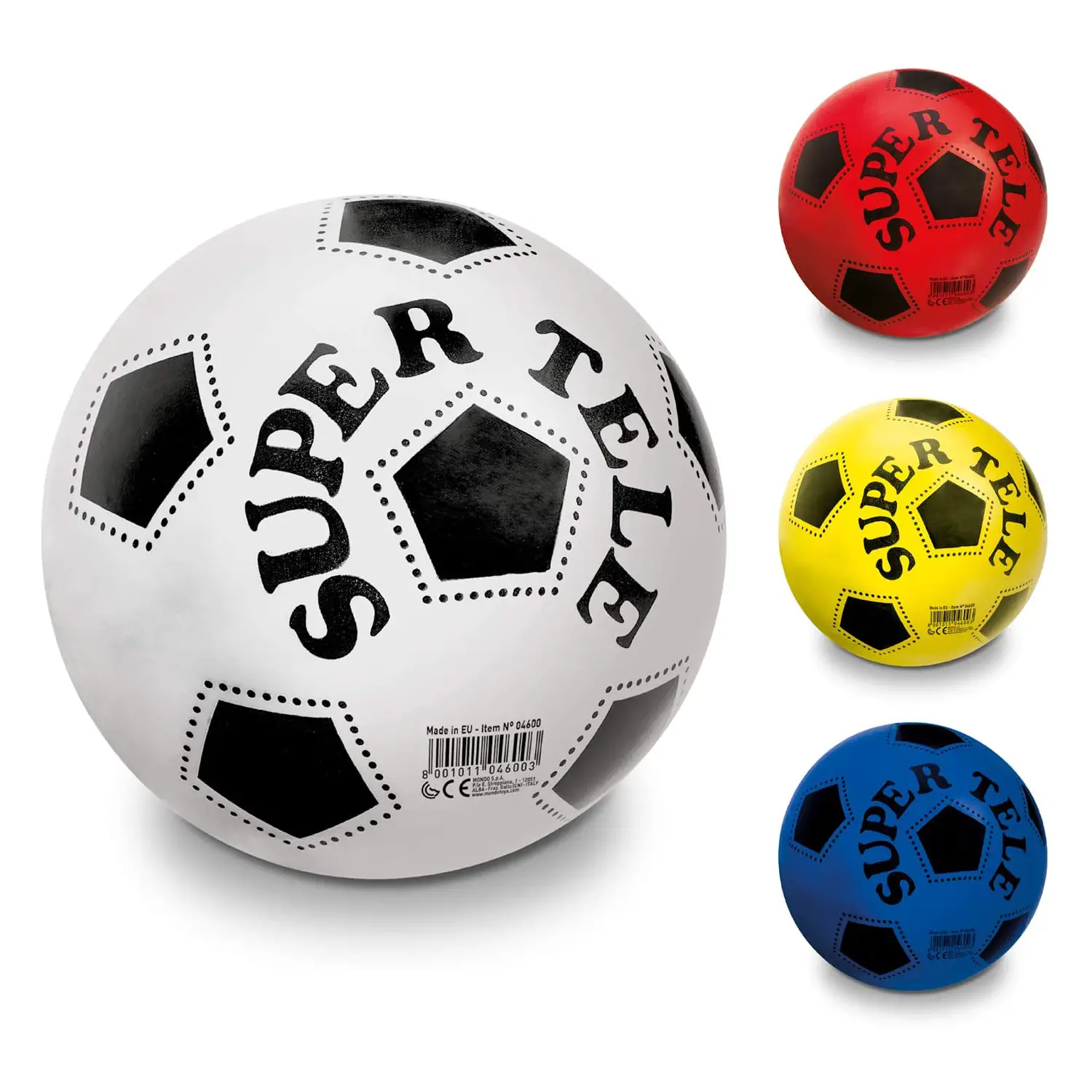 Pallone Calcio Super Tele Bio 136gr 23cm. (consegnato sgonfio) - Palle e palloni