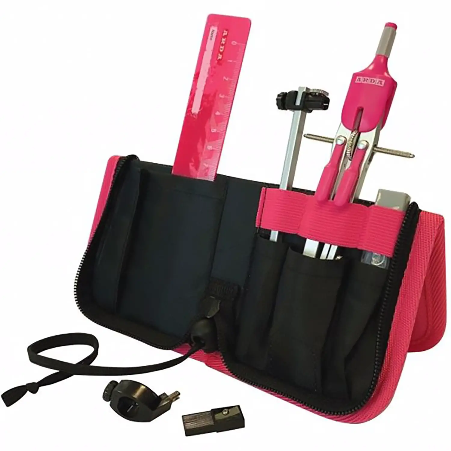 Compasso con Astuccio in Tessuto Stand-up – Kit 6 pezzi - Disegno tecnico