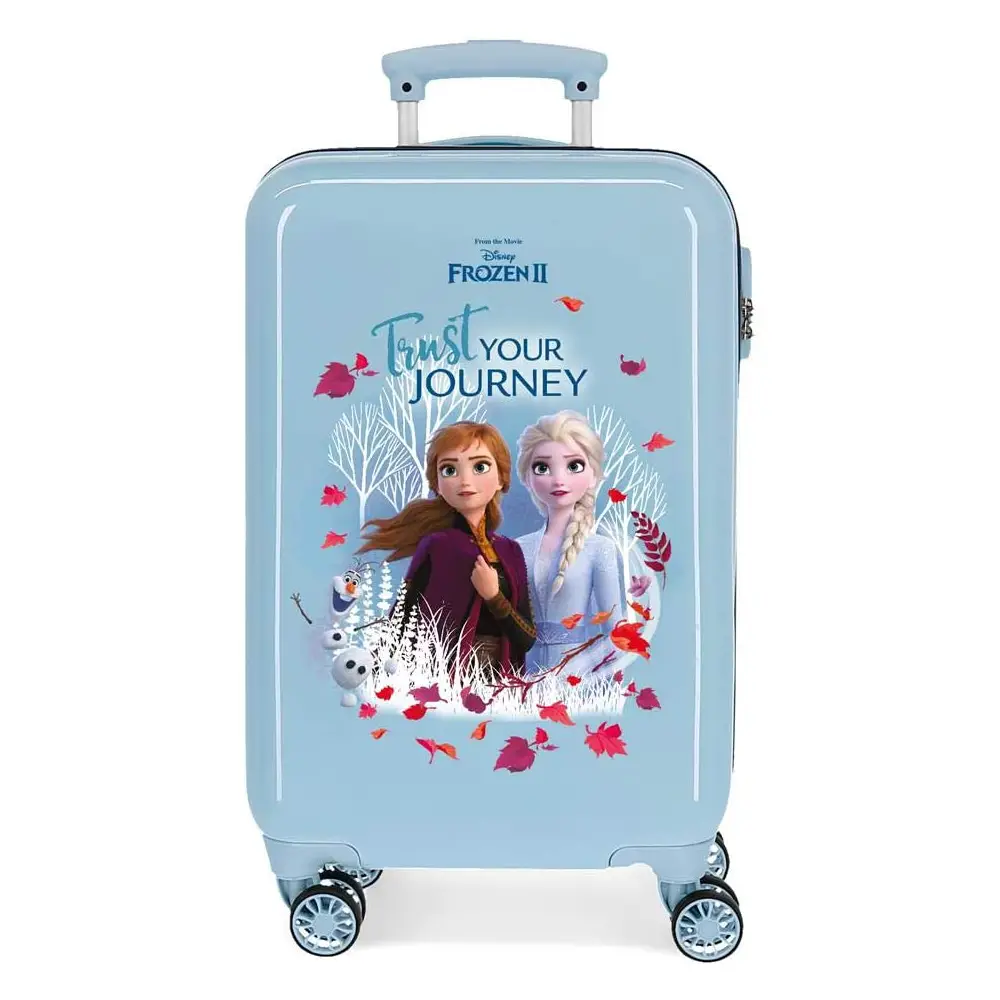 Joumma Bags Trolley Da Cabina Frozen Trust Your Journey Abs 55cm 4 Ruote - regalo e gadget valigeria