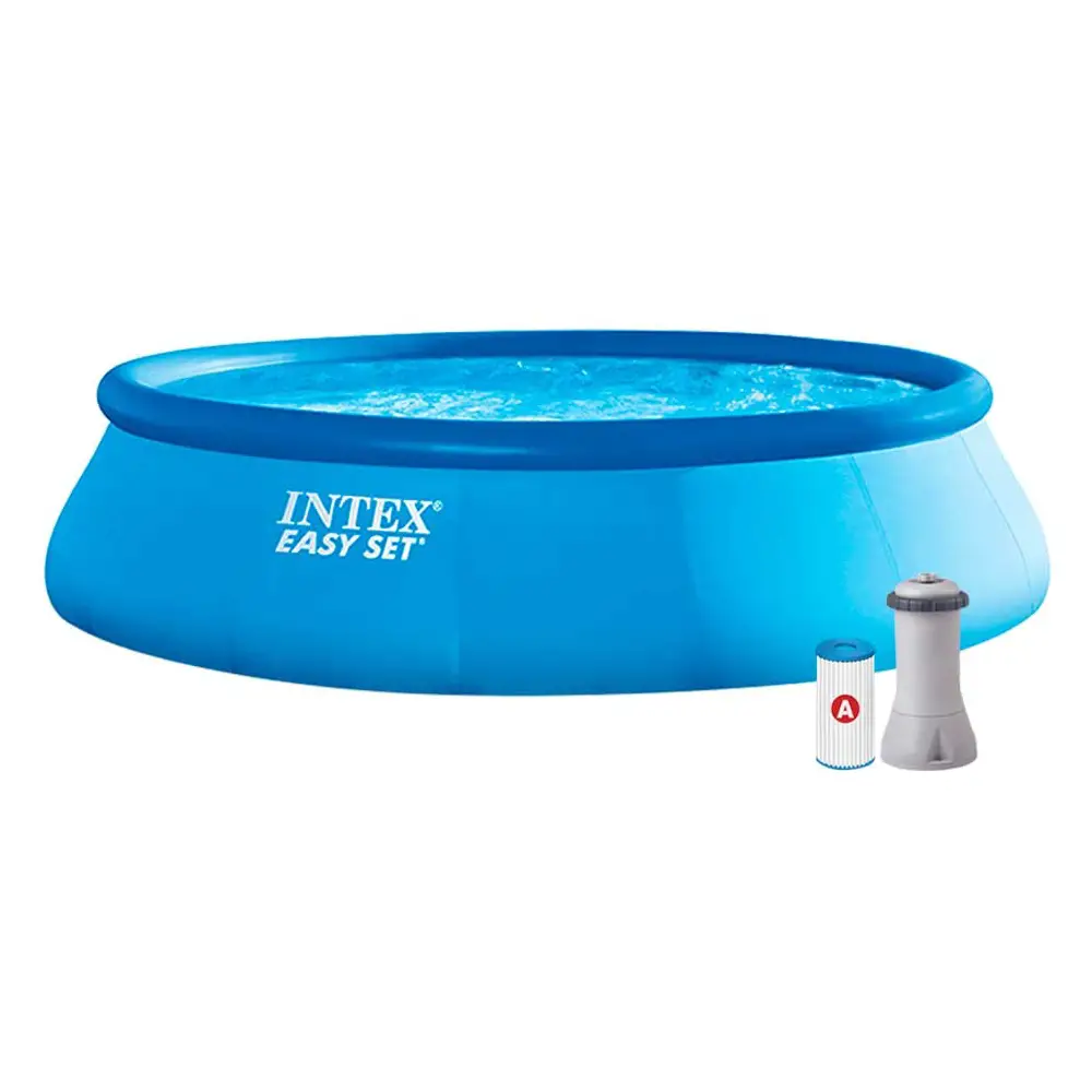 Piscina Gonfiabile Intex Easy Set - Cm 457x107 – Piscina Completa - piscine gonfiabili