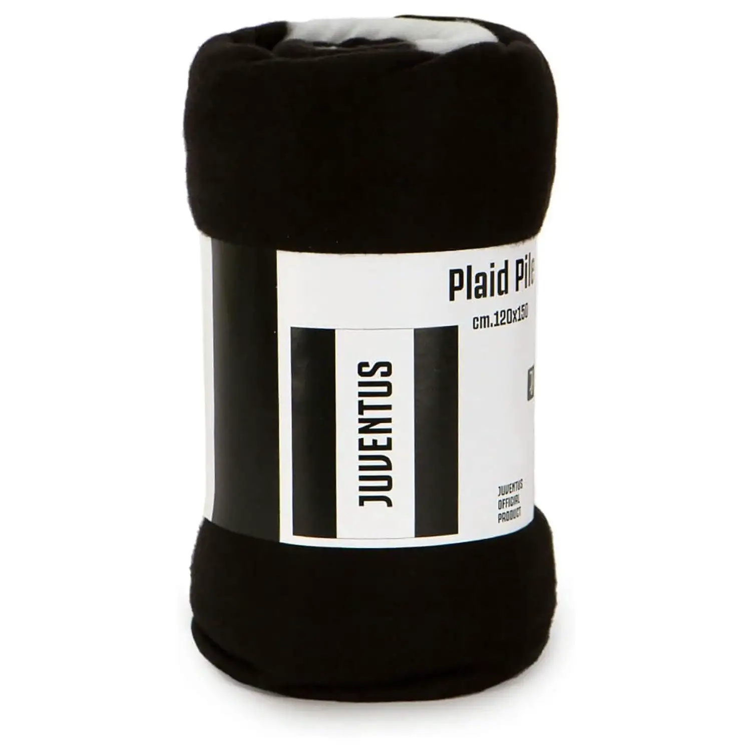 Plaid Juventus in Pile 120x150 cm - Coperta Bianconera - biancheria casa