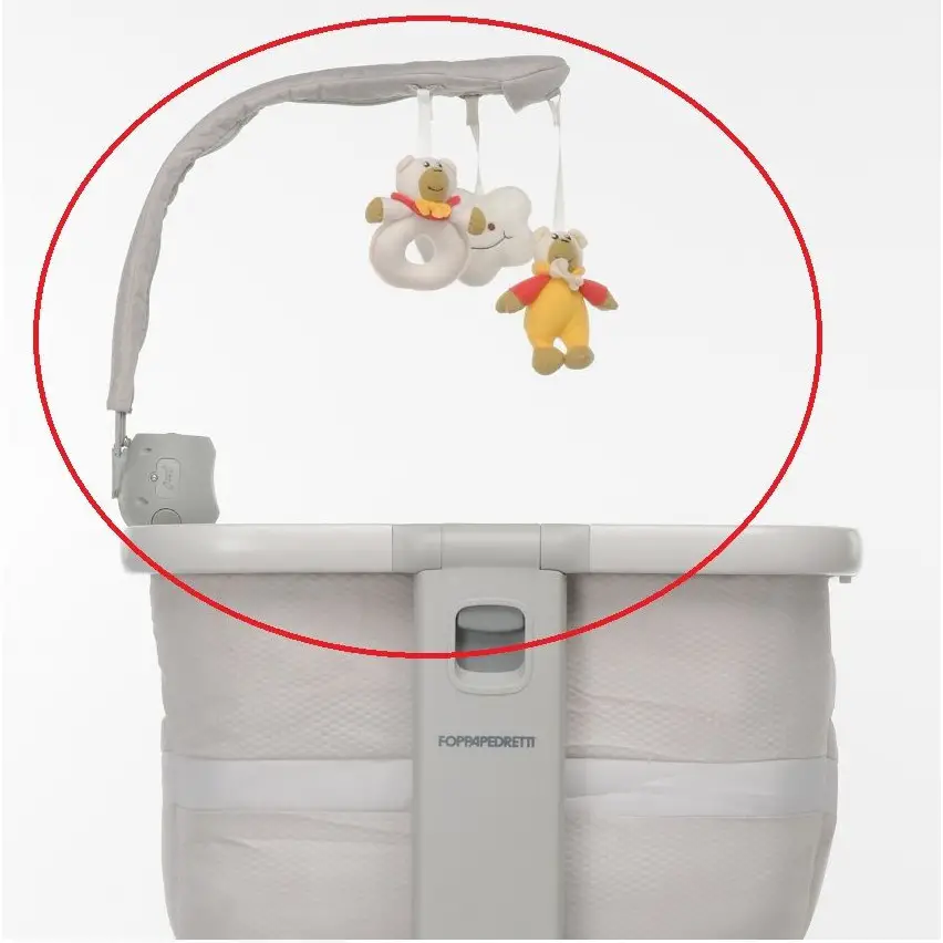Kit Giostrina con Zanzariera per Culla MyBebè Foppapedretti – Giostrina Elettrica - giochi da viaggio