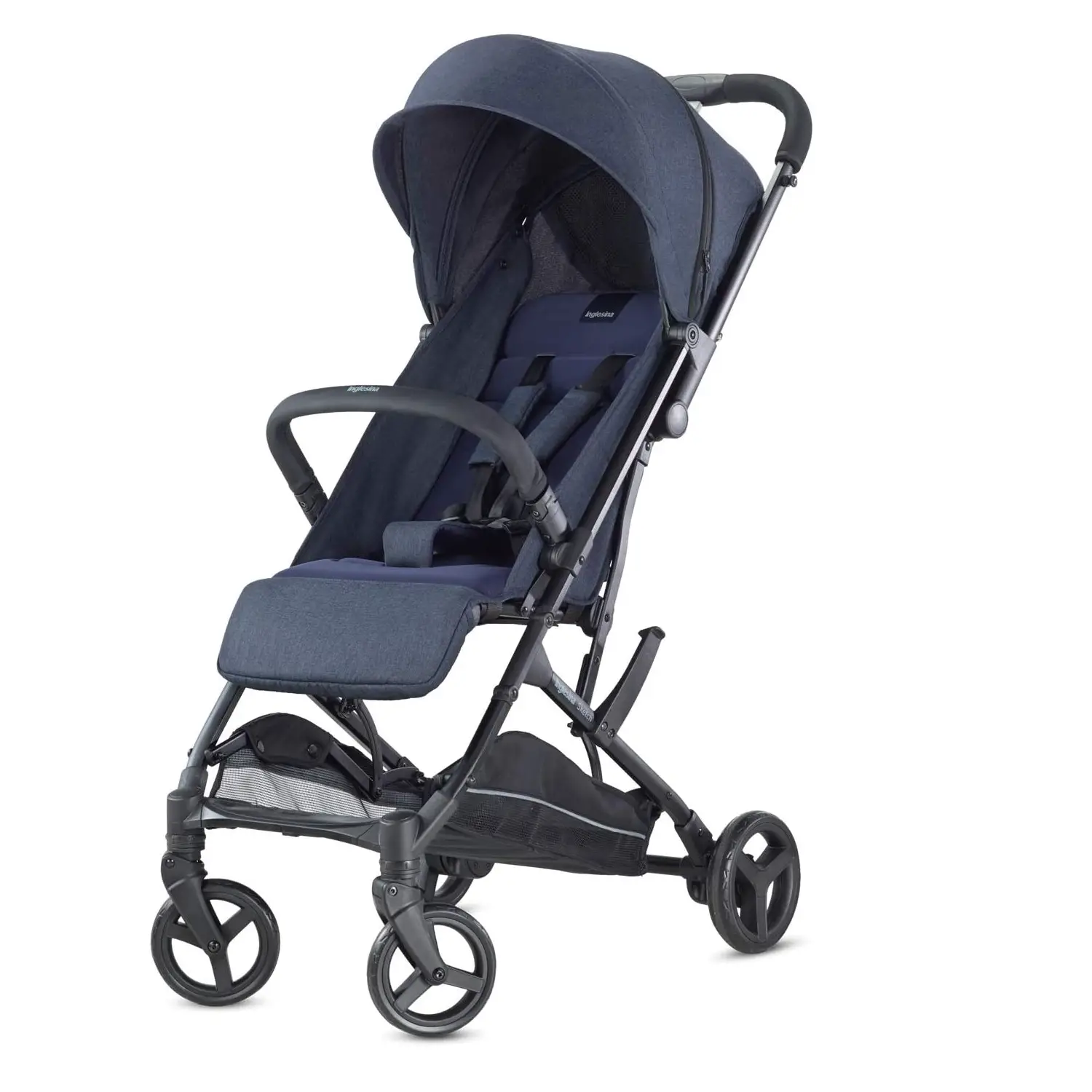 Inglesina Passeggino Sketch Navy - Ultraleggero Compatto e Reclinabile dalla Nascita - passeggini compatti