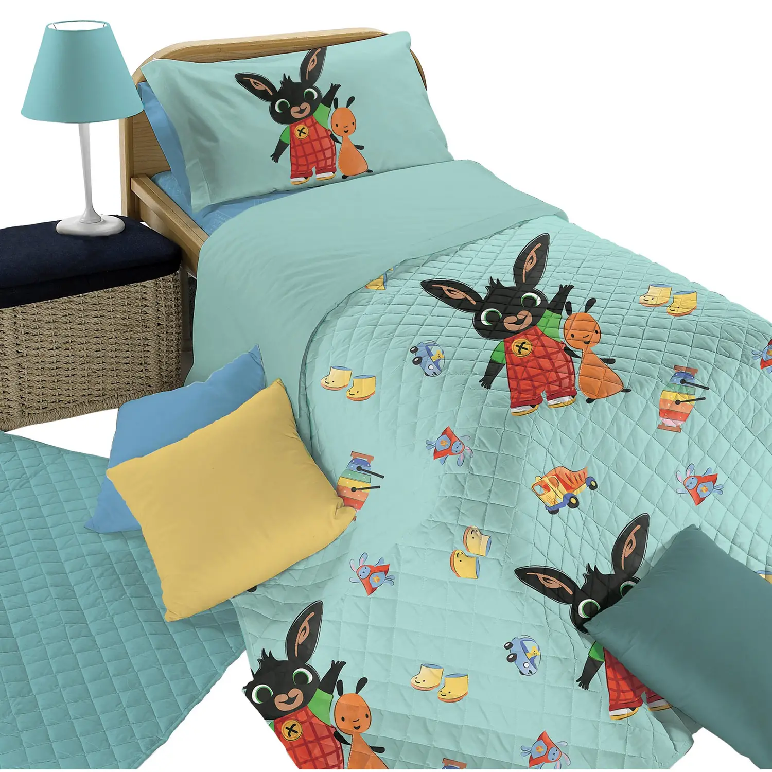 Copriletto Trapuntato Microfibra Bing 170x260 - regalo e gadget valigeria