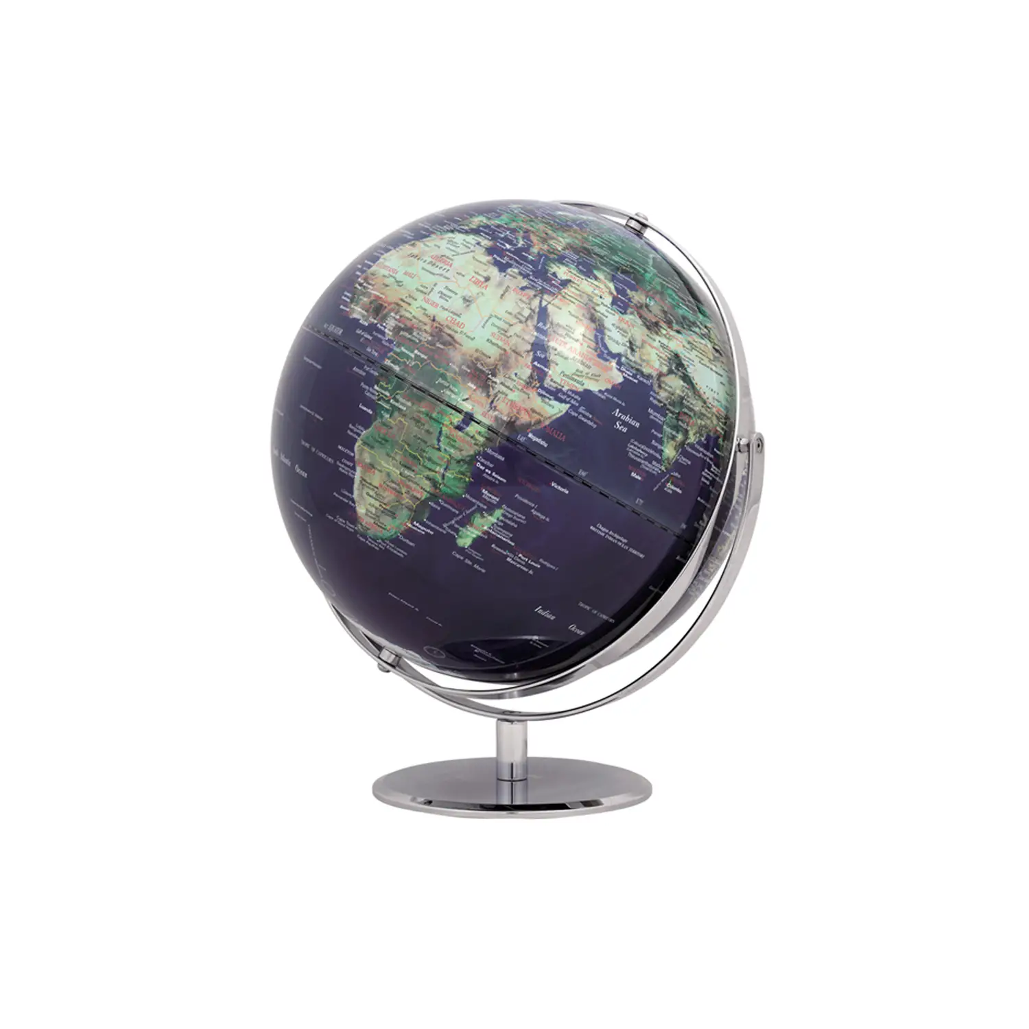Mappamondo Juri Physical 2 – Diametro 30 cm / Altezza 36 cm – Scuro - Geografia e scienze naturali