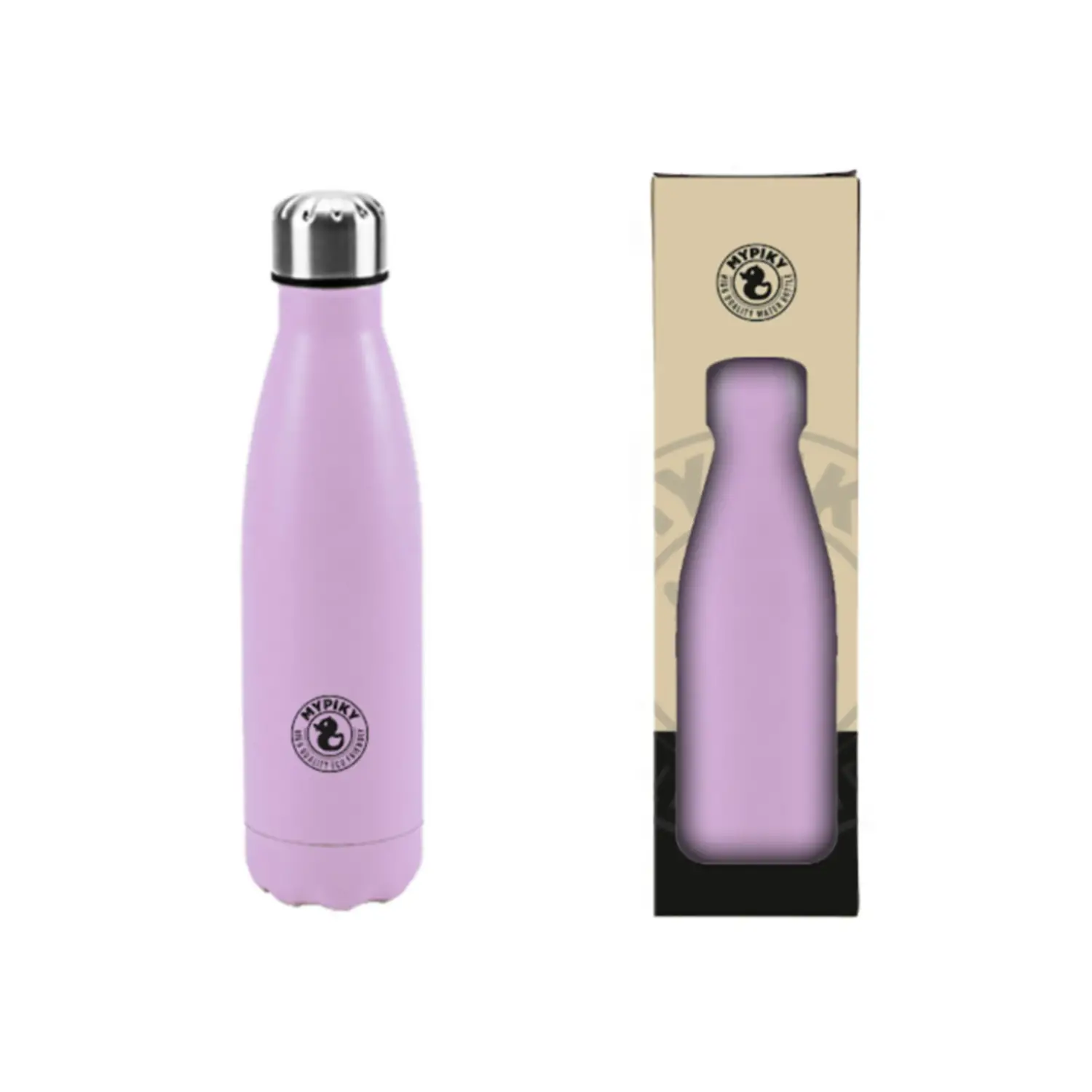 Borraccia Termica Mypiky 500 ml - Acciaio Lilla - regalo e gadget valigeria