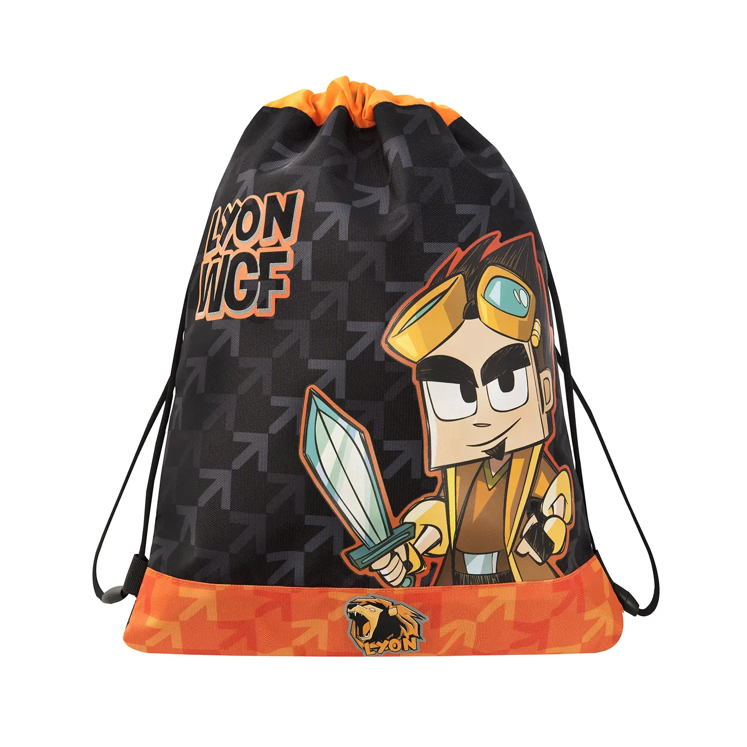 Lyon Gamer Zaino Coulisse – Zaino Sacca Sportivo Originale Panini - sacche scuola e tempo libero