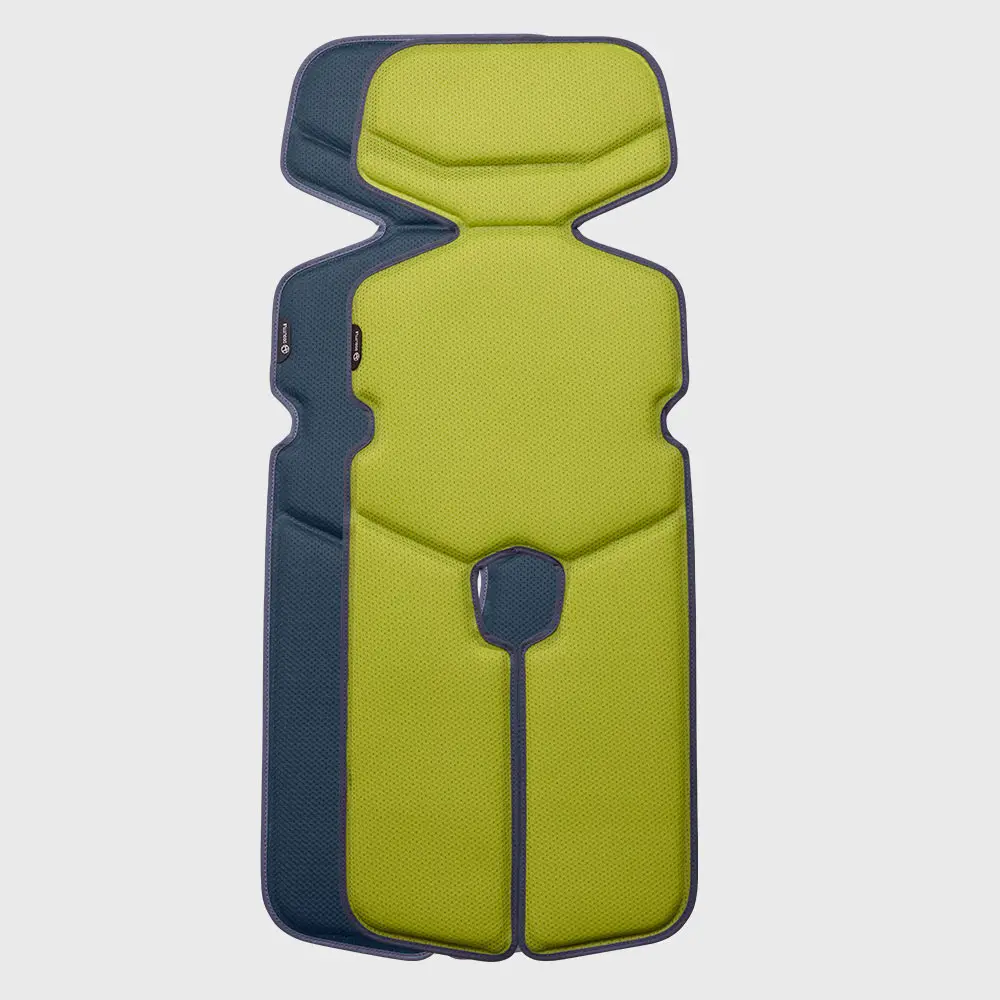 Airboard materassino traspirante_Taglia M_ per Seggiolino Auto Gruppo 2/3 e Passeggino_Blu/lime - accessori