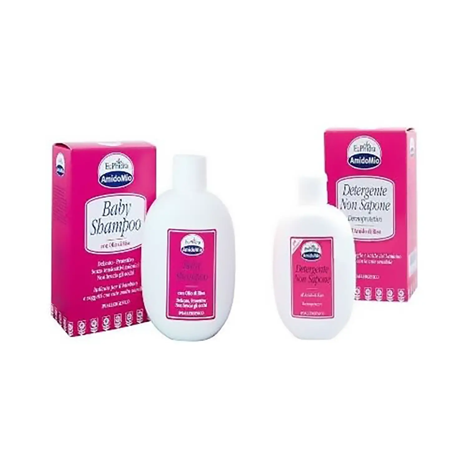 Euphidra Amidomio Dermo Deterg.0-5a 400 Ml + Baby Shampoo 200 Ml - cosmesi e igiene