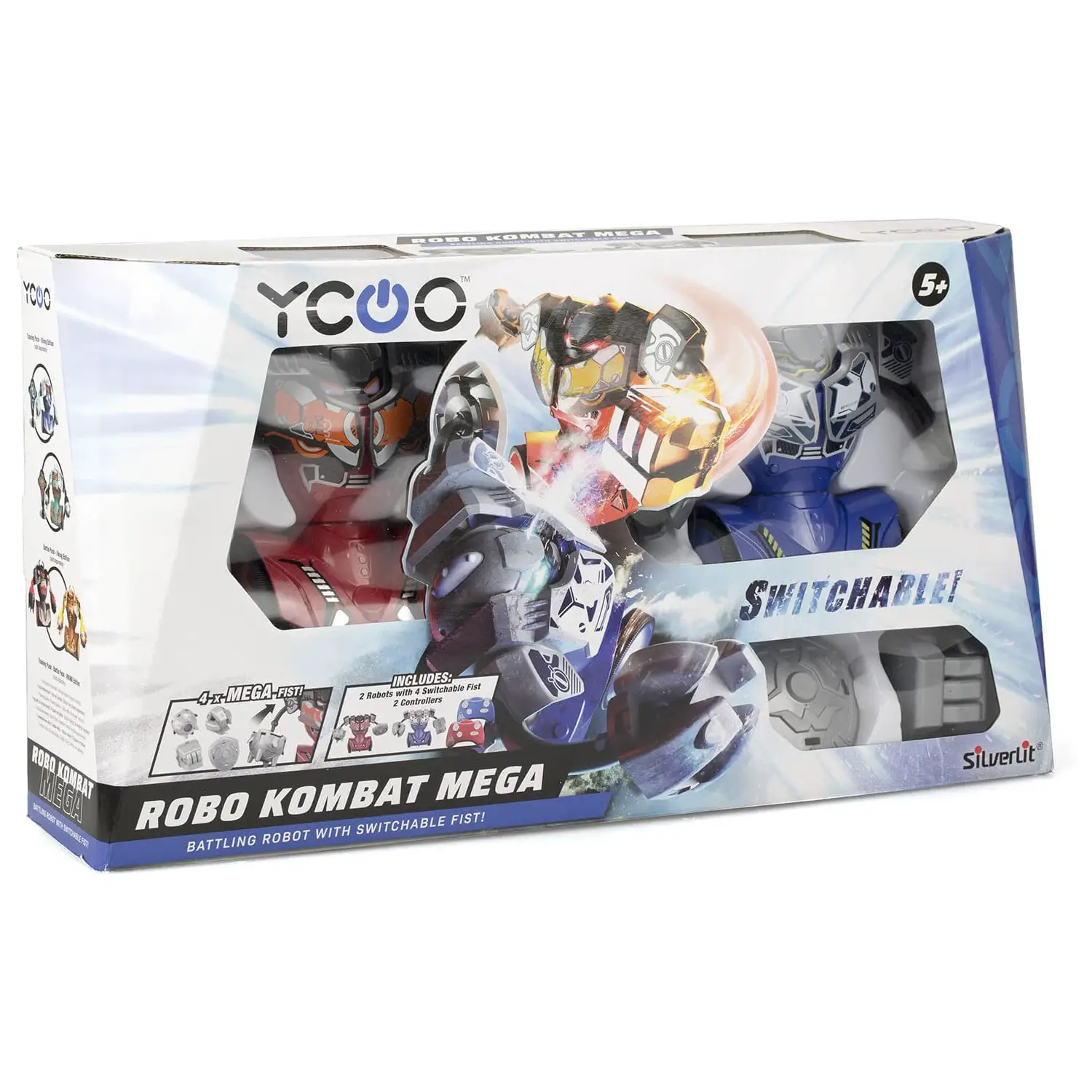 YCOO Robo Kombat Mega Twin Pack - Robot da Battaglia Interattivi - action figures ed accessori
