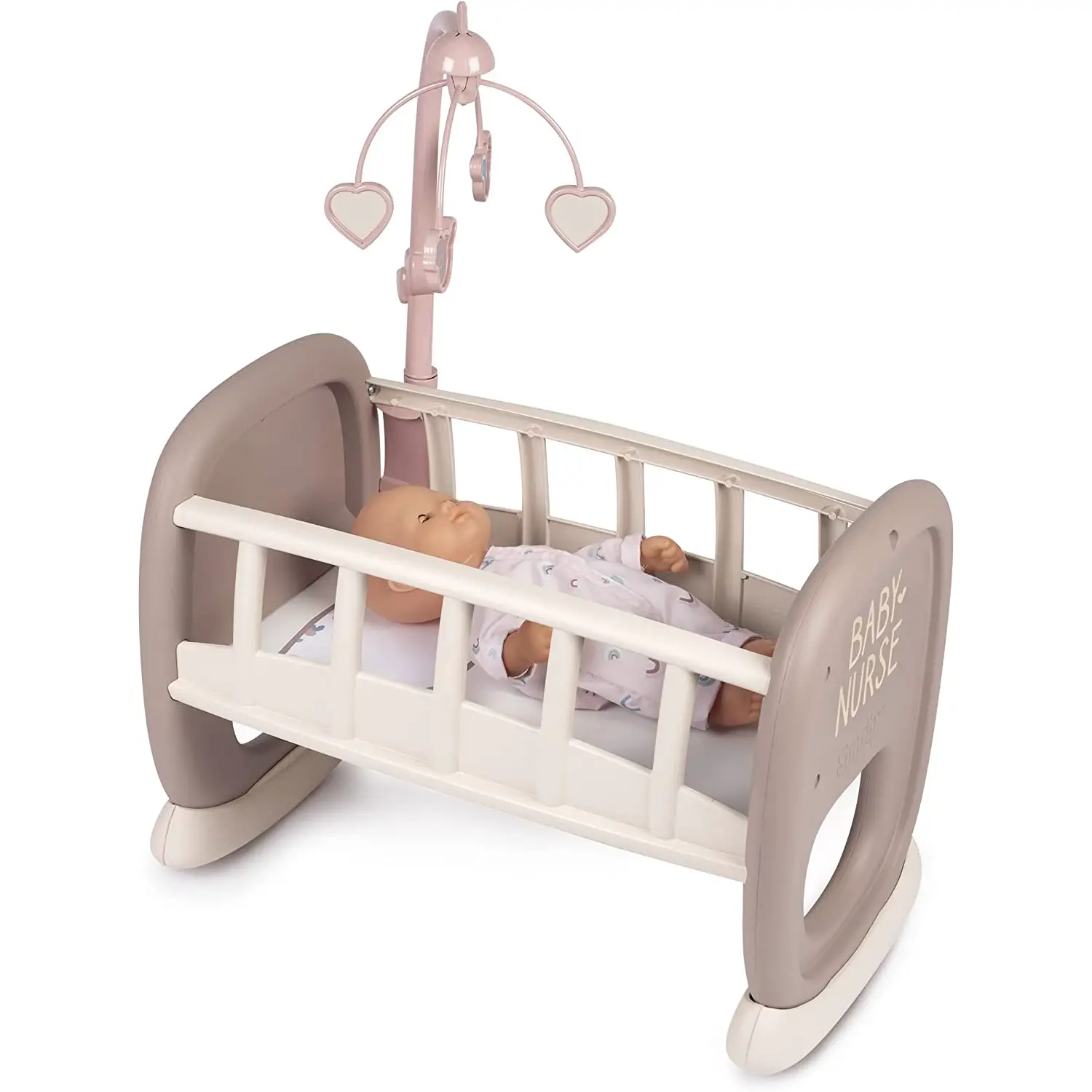 Baby Nurse Culla Per Bambole con Giostrina - Bambole e accessori