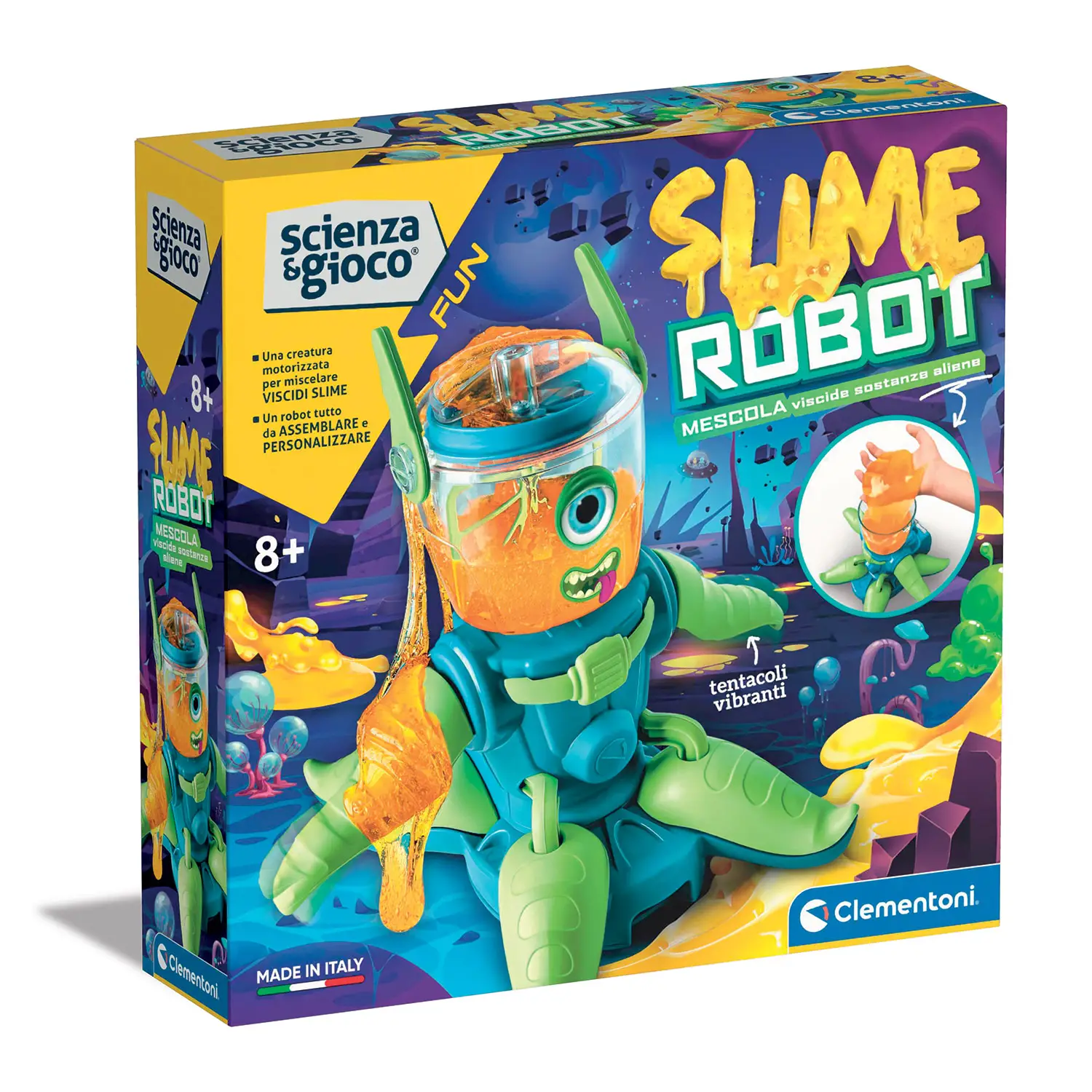 Scienza & Gioco – Slime Robot Clementoni – Kit Robotico con Slime - giochi scientifici