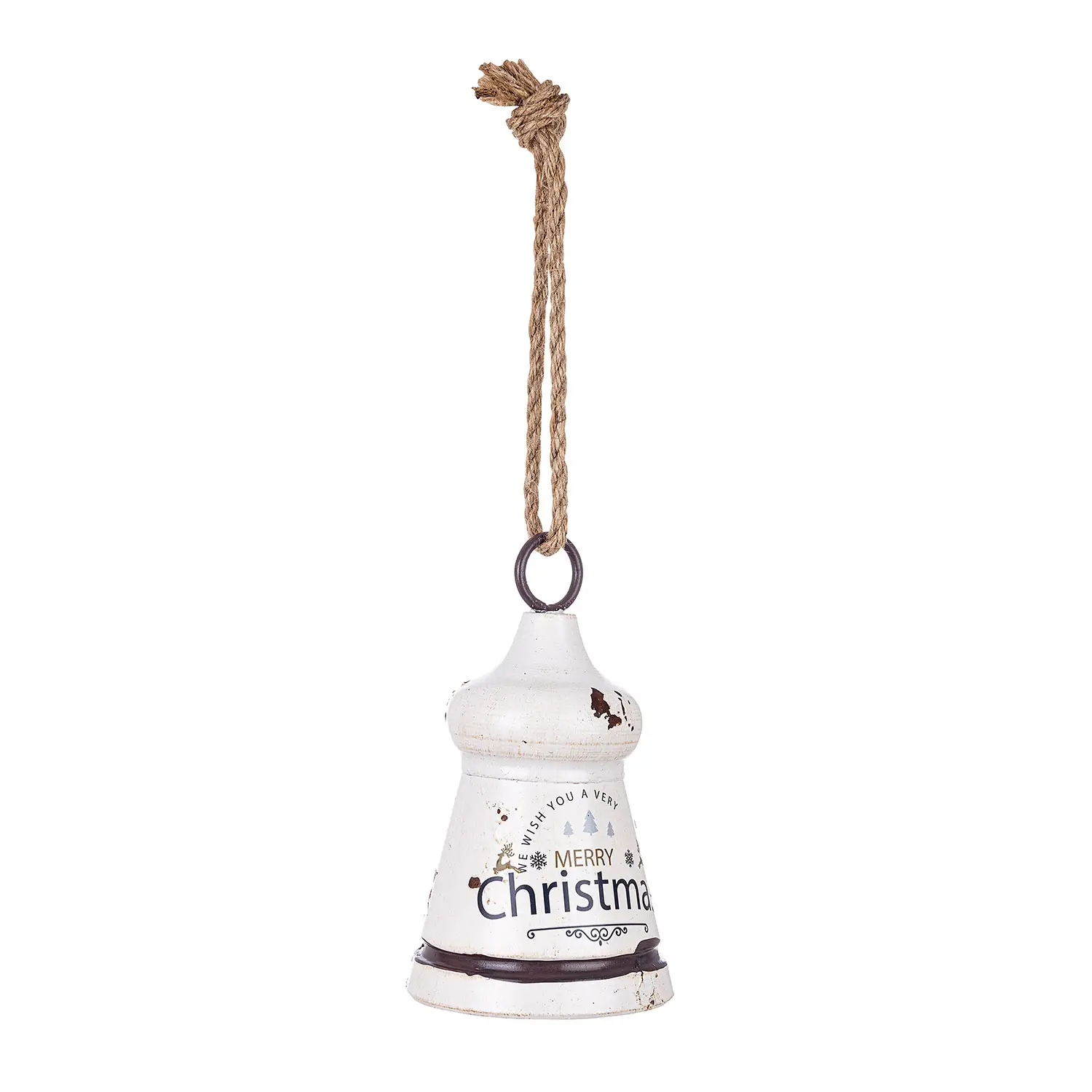 Pendaglio Ringing Merry Xmas - 11x11x21 cm - addobbi albero