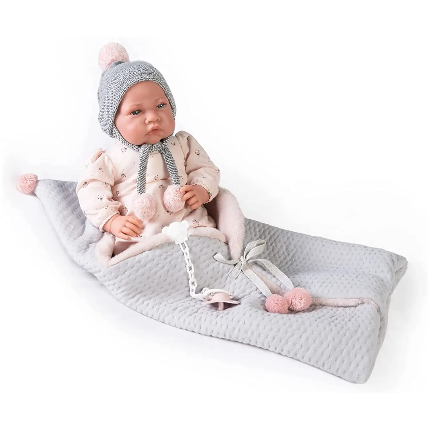 Bambola Reciv©n Nacida con Saquito Ypompones - Bambole e accessori