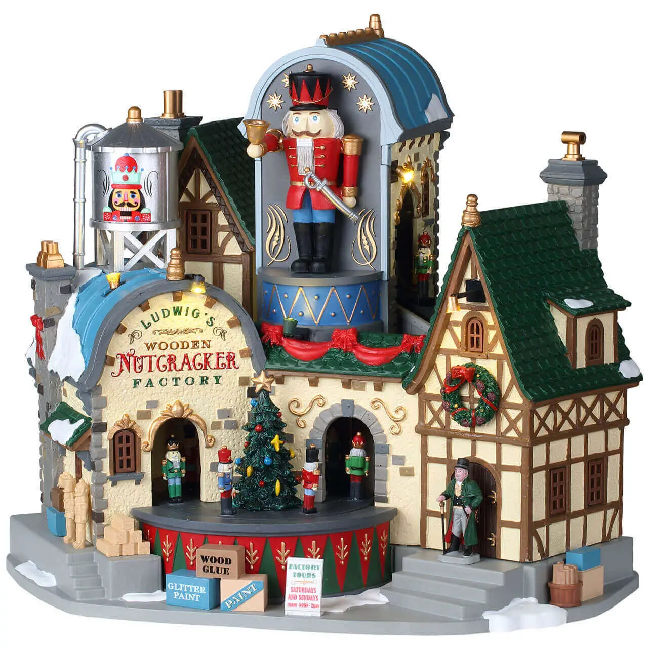 Ludwig’s Wooden Nutcracker Factory – Fabbrica degli Schiaccianoci in Legno - scene e villaggi